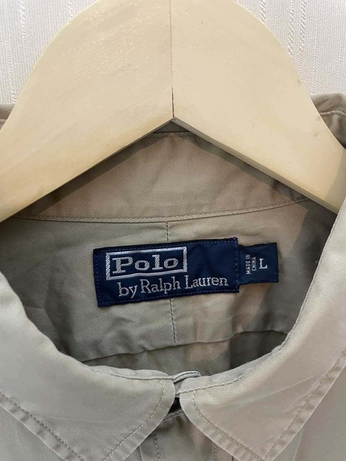 Polo Ralph Lauren × Vintage Polo Ralph Lauren military vintage shirt Size US L / EU 52-54 / 3 - 4 Thumbnail