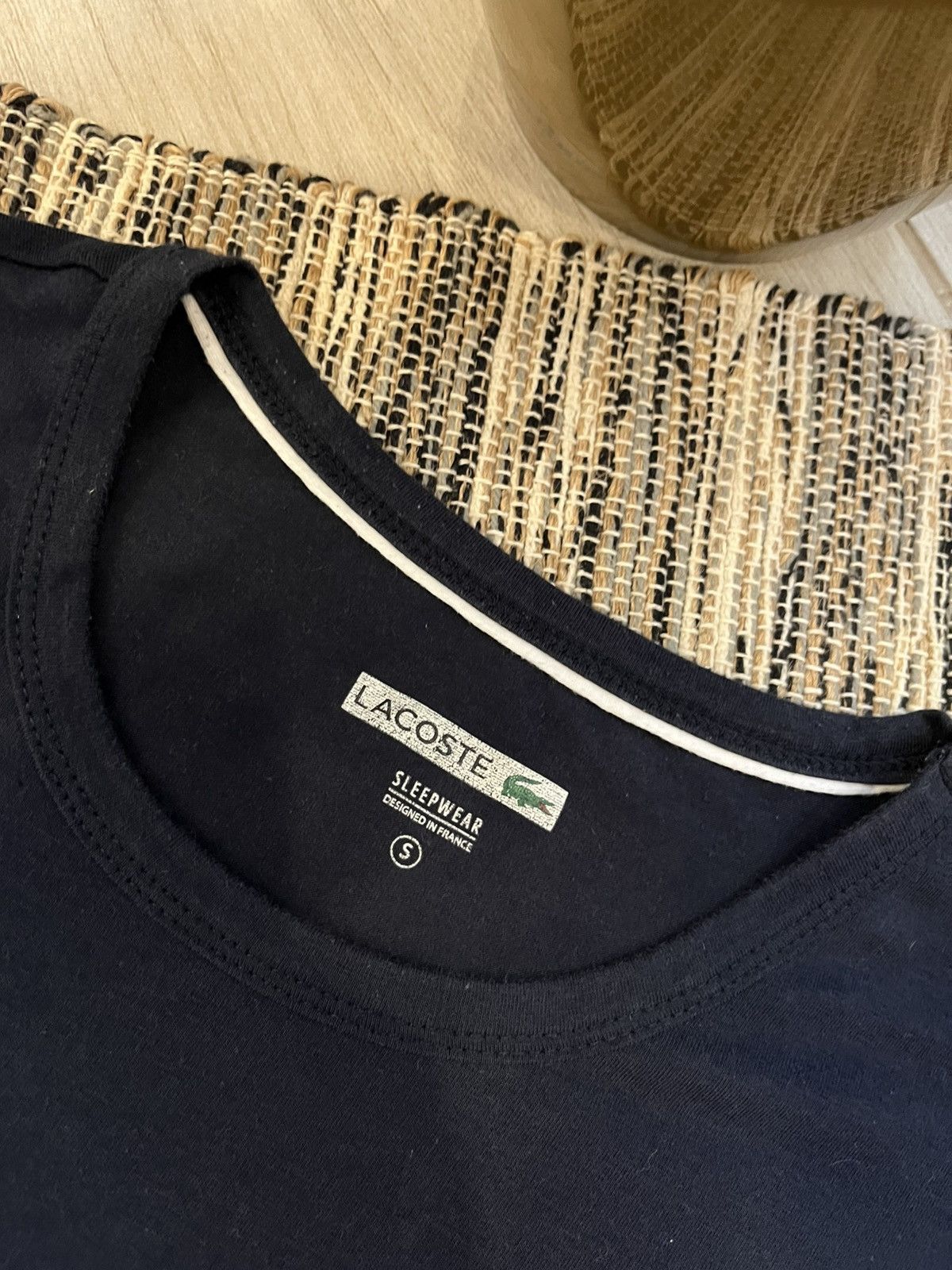 Lacoste × Vintage Lacoste Tshirt Navy Minimalistic tee vintage blue logo Size US S / EU 44-46 / 1 - 7 Thumbnail
