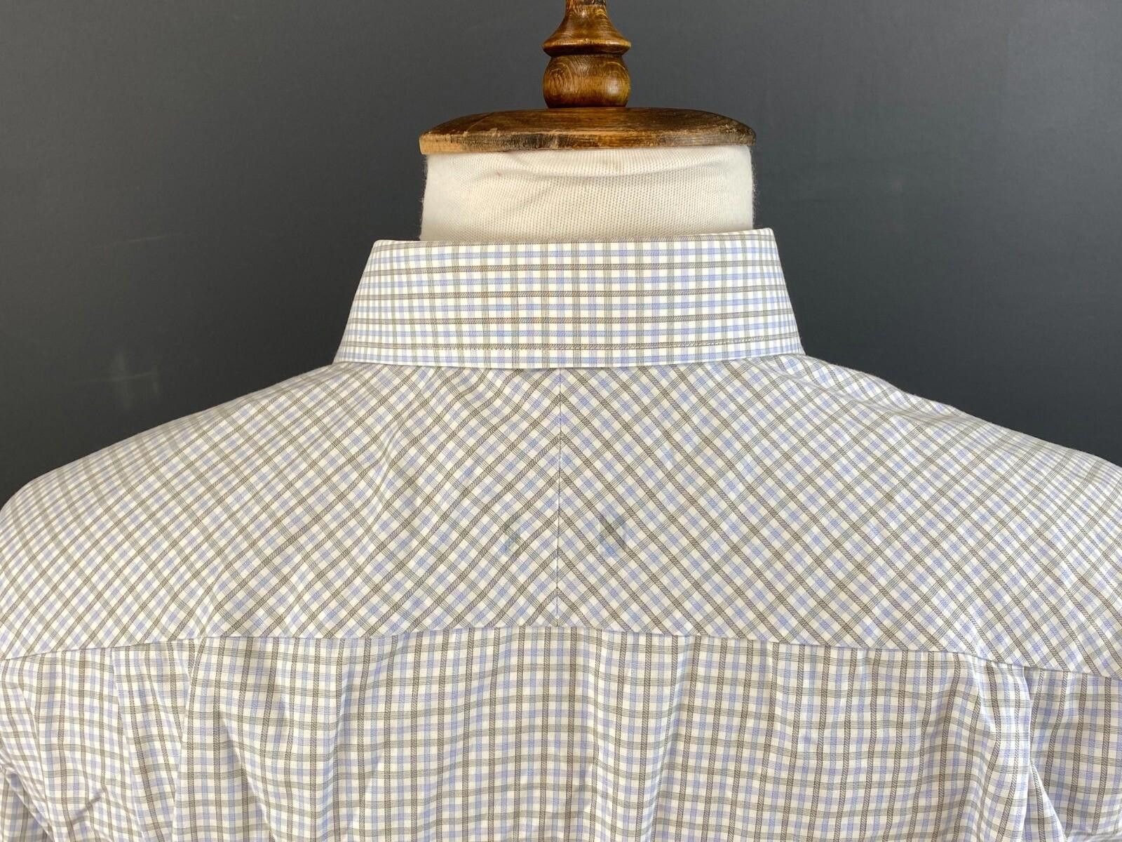 Eton ETON Classic Fit Blue Check Shirt Size 41 / 16 Size US M / EU 48-50 / 2 - 11 Thumbnail