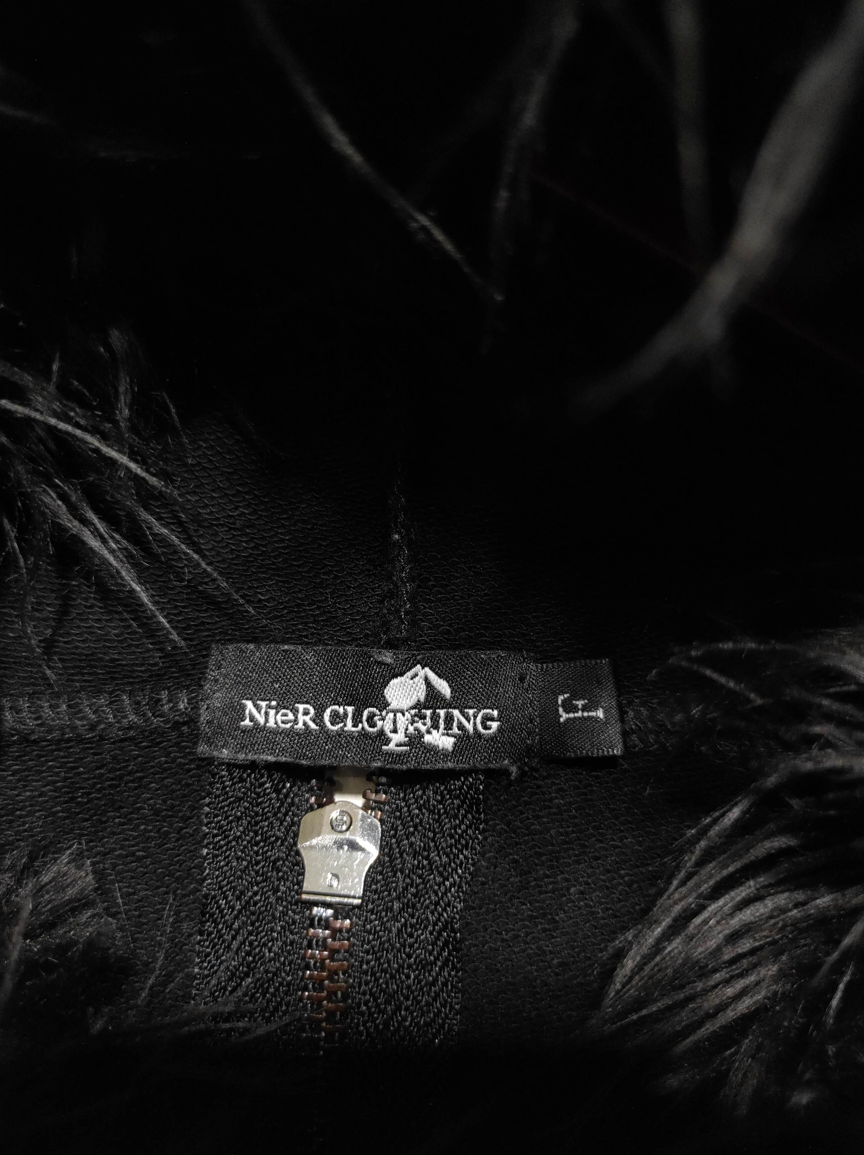 If Six Was Nine Nier Clouting Wings Back Zipper Fur Hoodie LGB i6w9 style Size US XL / EU 56 / 4 - 8 Thumbnail