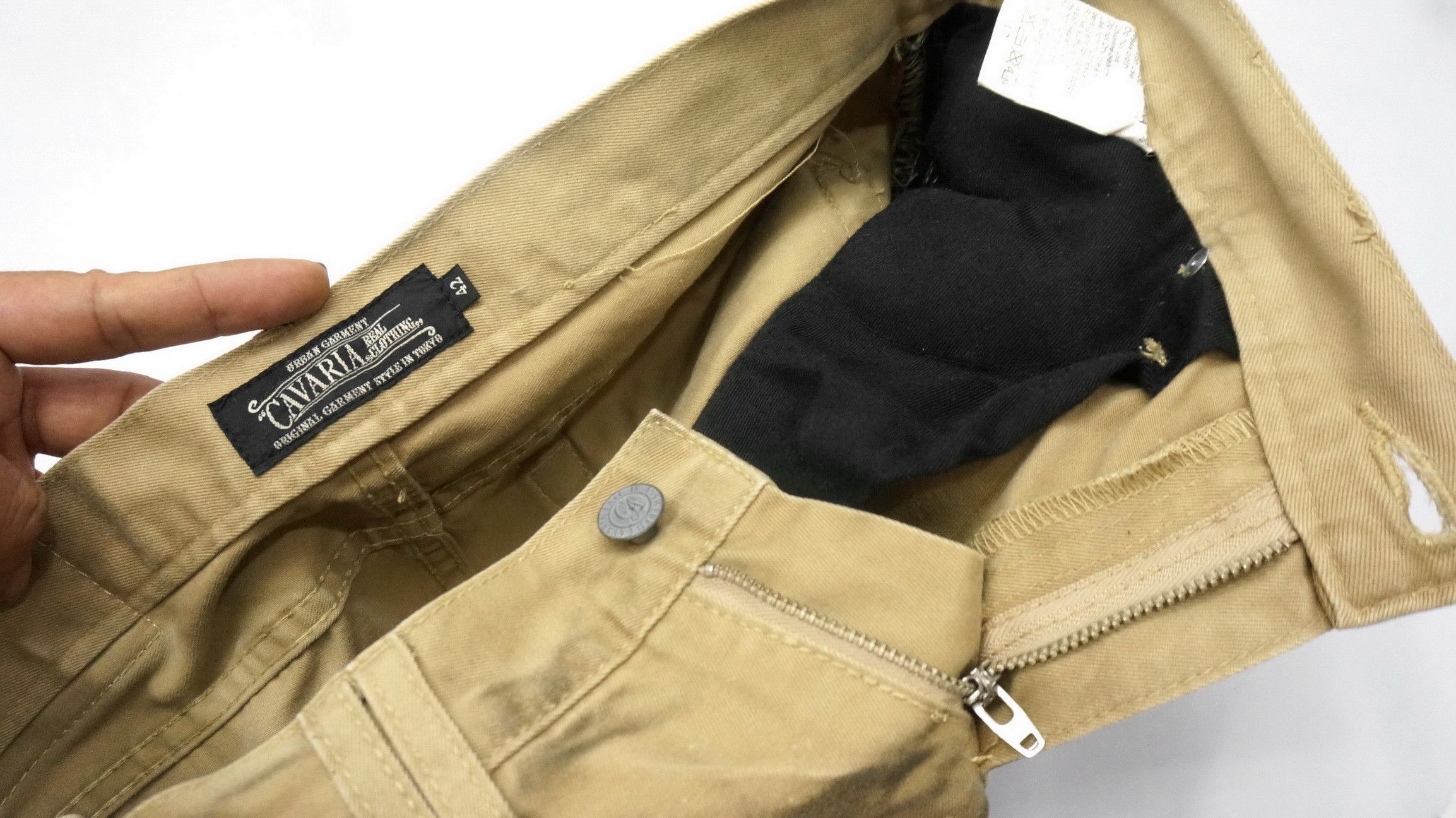 Hysteric Glamour Cavaria Japan Charcoal Wash Studded Pants Size US 29 - 15 Thumbnail