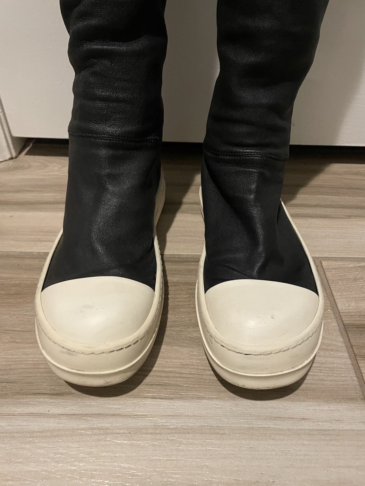 Rick Owens Rick Owens Over The Knee Leather Boots Size US 8 / IT 38 - 5 Thumbnail