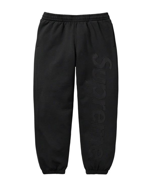 Supreme Satin Appliqué Sweatpant | Grailed