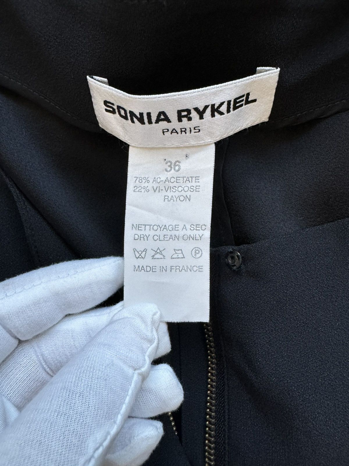 Sonia Rykiel Sonia Rykiel zip front Sheath dress with pockets sz 36 Size XS / US 0-2 / IT 36-38 - 6 Thumbnail