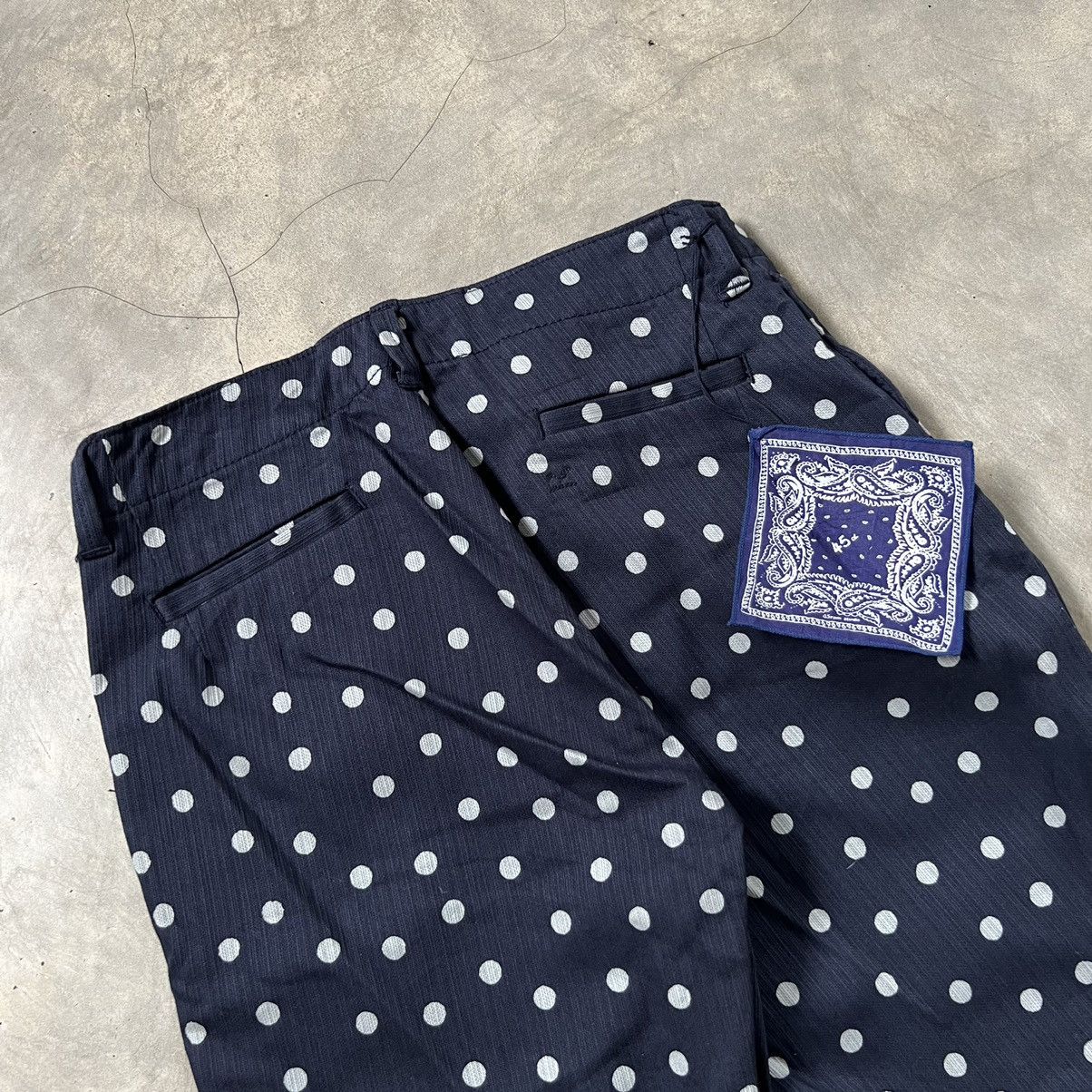 45rpm 45 rpm Japanese Polkadot Pants Size 29" - 4 Thumbnail