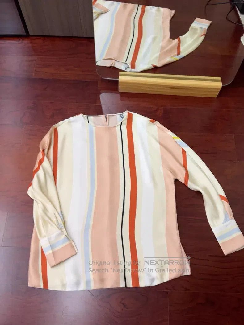 Loro Piana Loro Piana Long-sleeve shirt. 100% mulberry silk Size M / US 6-8 / IT 42-44 - 2 Thumbnail