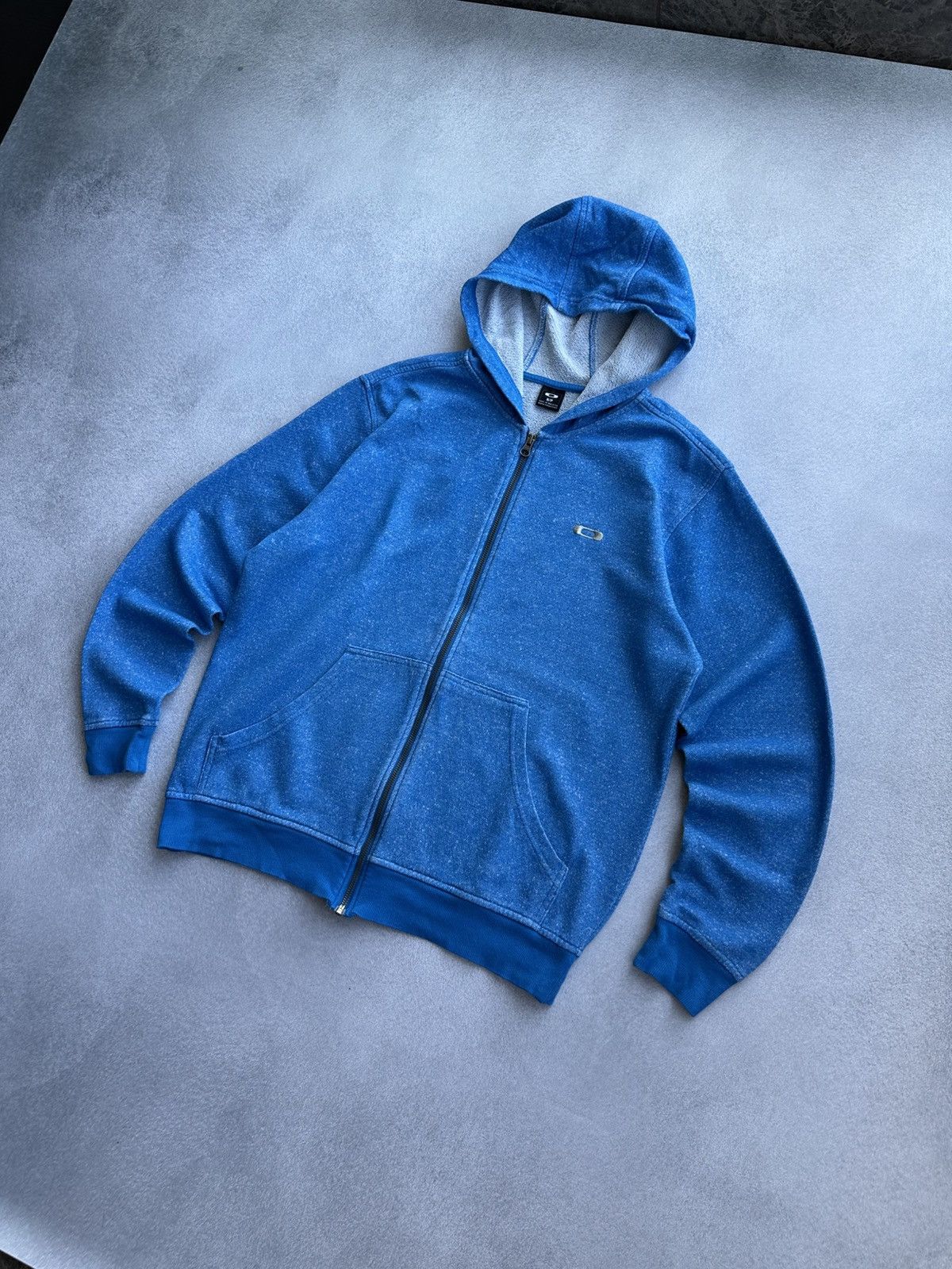 Oakley Vintage Oakley Blue Light Zip Hoodie Mens Sz S Size US S / EU 44-46 / 1 - 4 Thumbnail