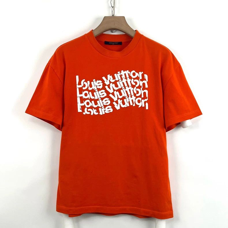 Louis Vuitton Louis Vuitton Orange wave bullet screen logo knitted short Size US M / EU 48-50 / 2 - 1 Thumbnail