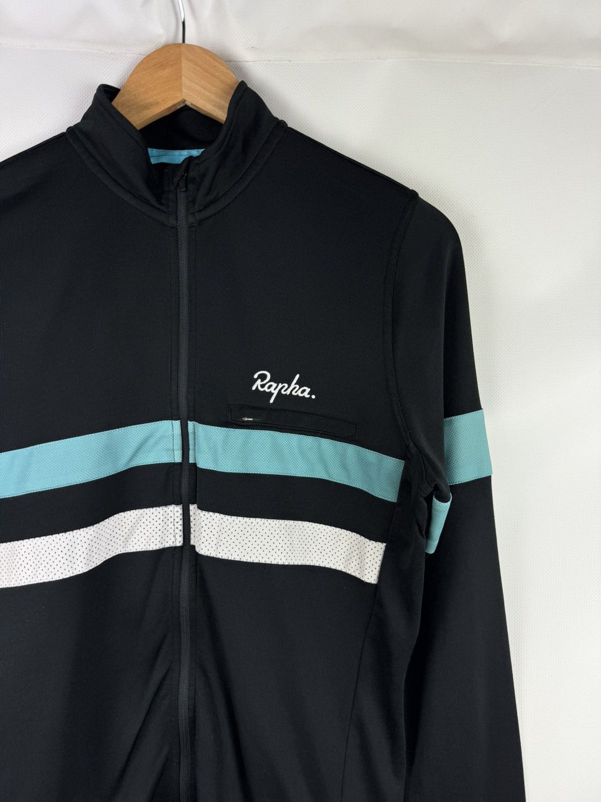 Rapha Rapha Team Sky Men’s Full Zip Cycling Long Sleeve Jersey Size US S / EU 44-46 / 1 - 5 Thumbnail