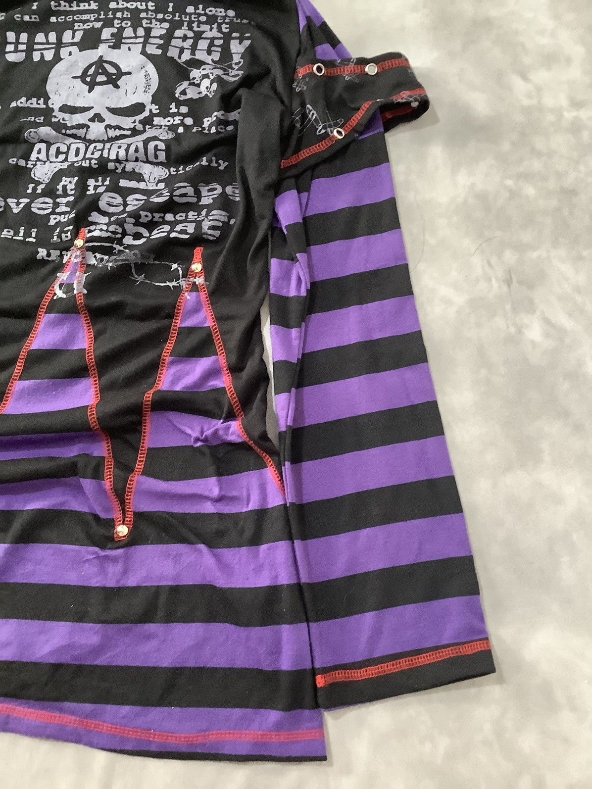 AC/DC × Hysteric Glamour × If Six Was Nine ACDC Rag Punk Harajuku Style Size S / US 4 / IT 40 - 5 Thumbnail