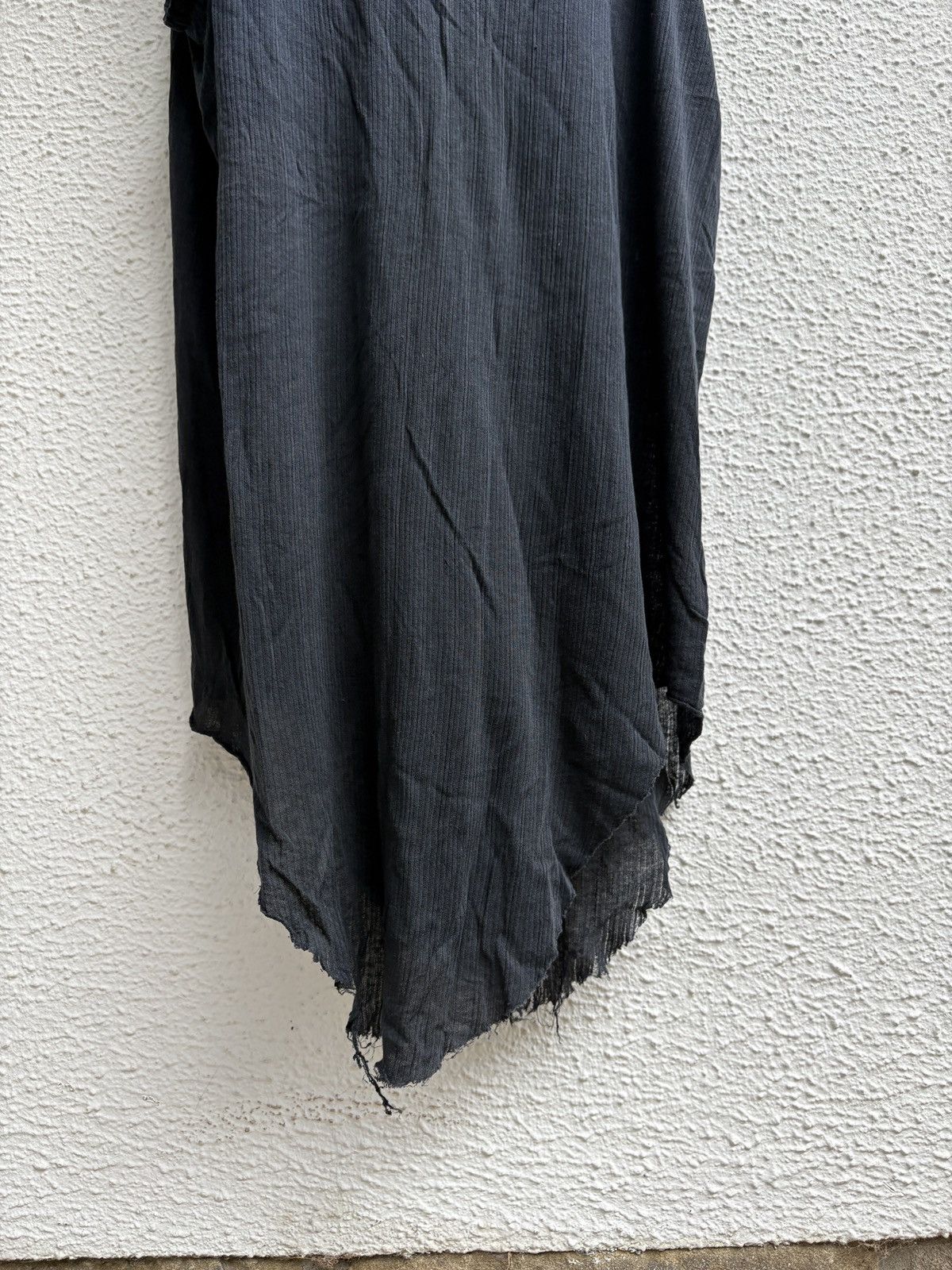 11 By Boris Bidjan Saberi Boris Bidjan Saberi Blue Destroyed Ribbed Tank Top Size US M / EU 48-50 / 2 - 6 Thumbnail