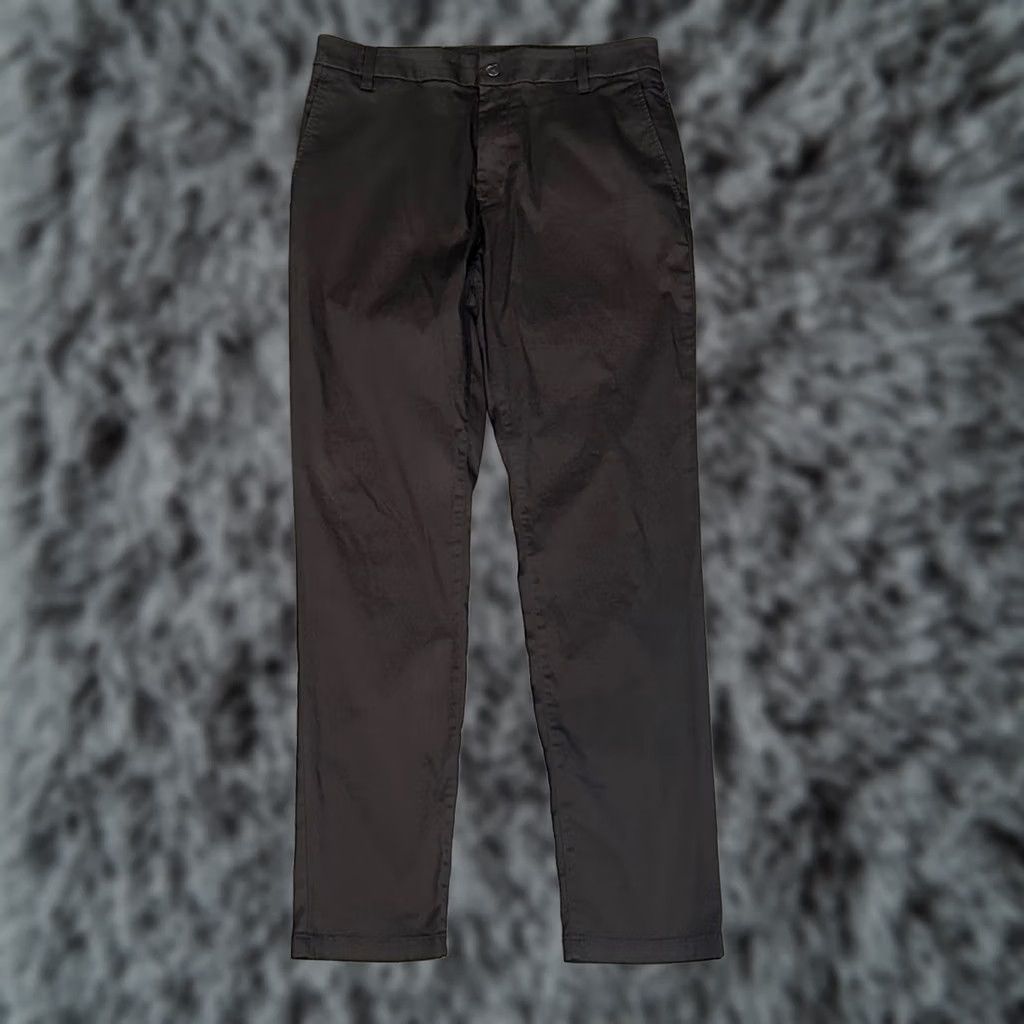 Vintage Birddogs Slim Fit Performance Stretch Chino Khaki Pants 32x32 Mens Slim Fit Chino Pants Charcoal 32 Mens Size US 32 / EU 48 - 1 Thumbnail