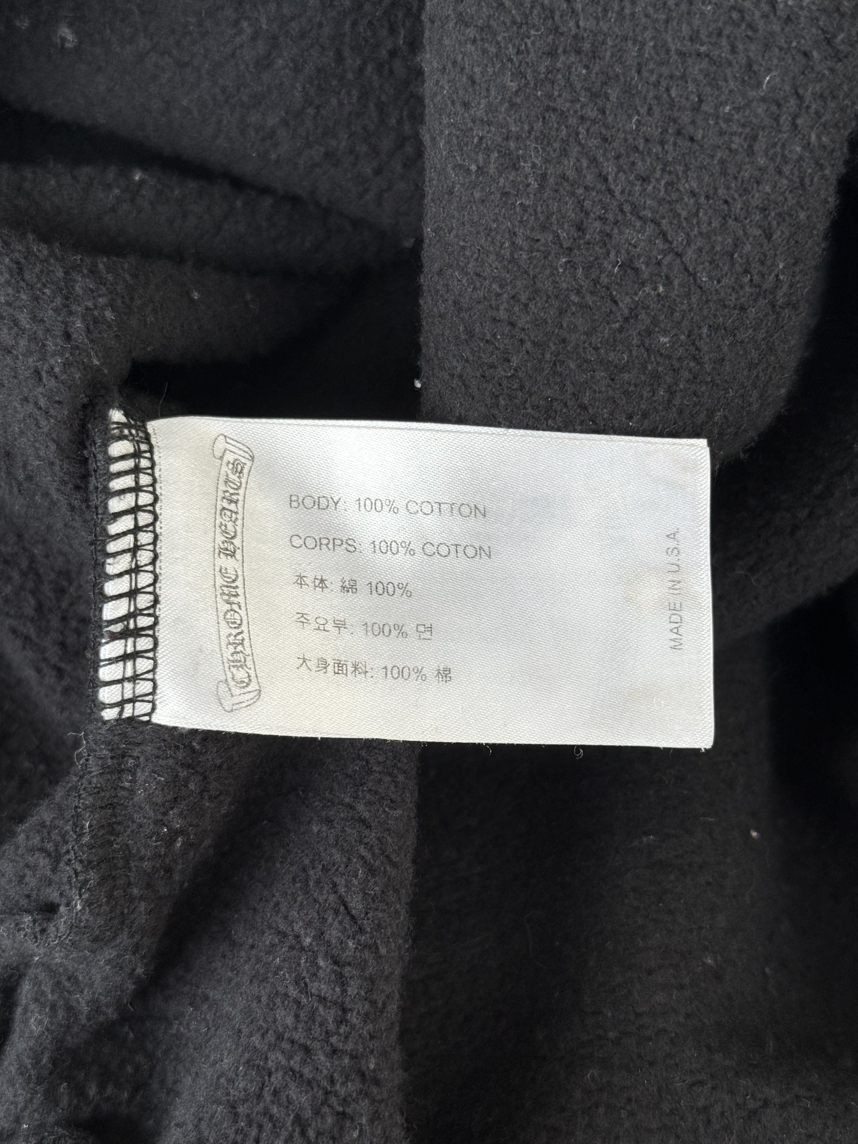 Chrome Hearts Chrome Hearts Black Racing Stripes Hoodie Size US L / EU 52-54 / 3 - 3 Thumbnail