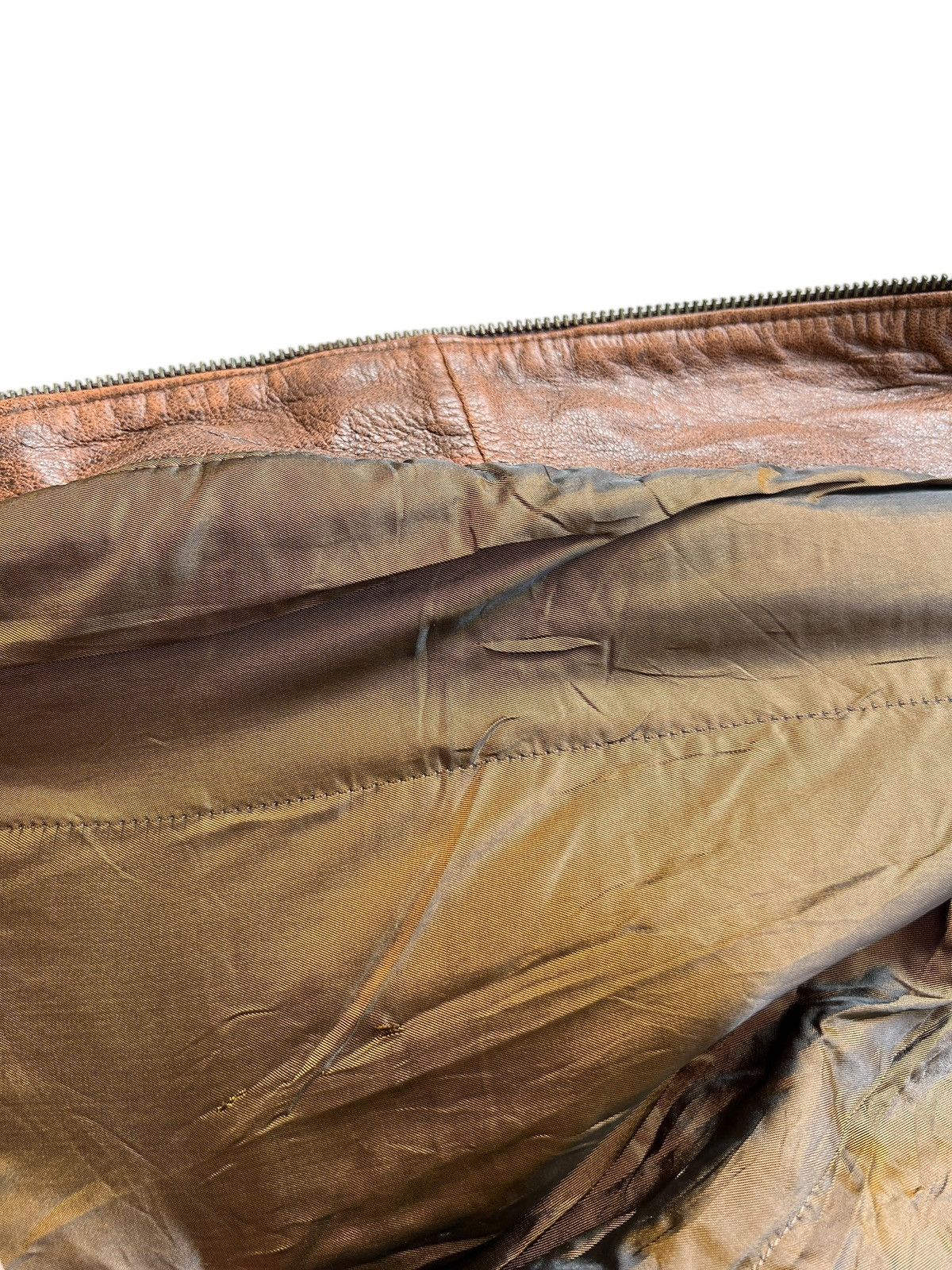 Vintage Vintage Reno France Fur Brown G1 Leather Jacket Size US L / EU 52-54 / 3 - 13 Thumbnail