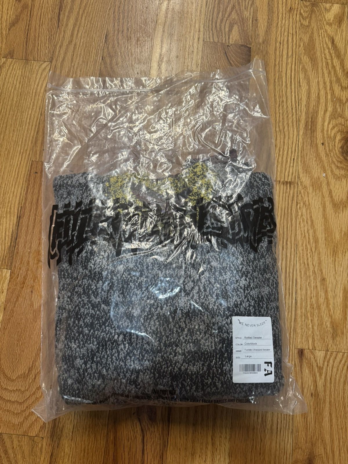 Fucking Awesome Knitted Sweater Size US L / EU 52-54 / 3 - 6 Thumbnail