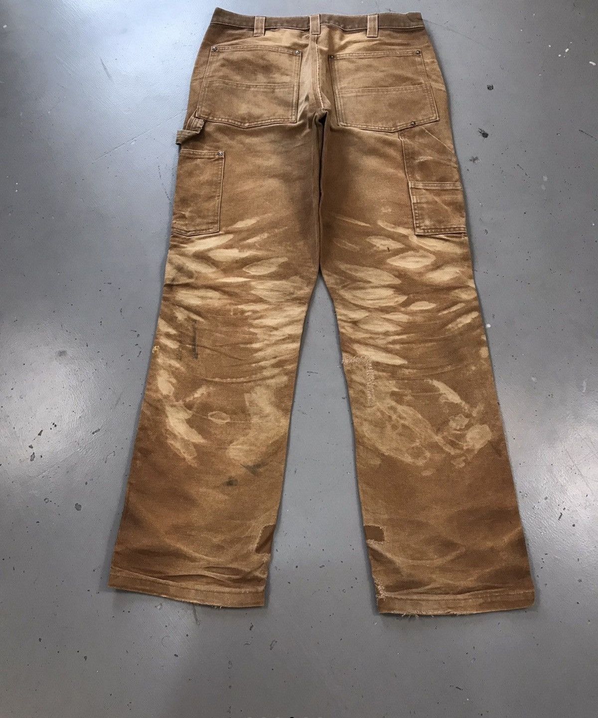 Carhartt 90s Vintage carhartt faded double knee workwear Size US 34 / EU 50 - 2 Thumbnail