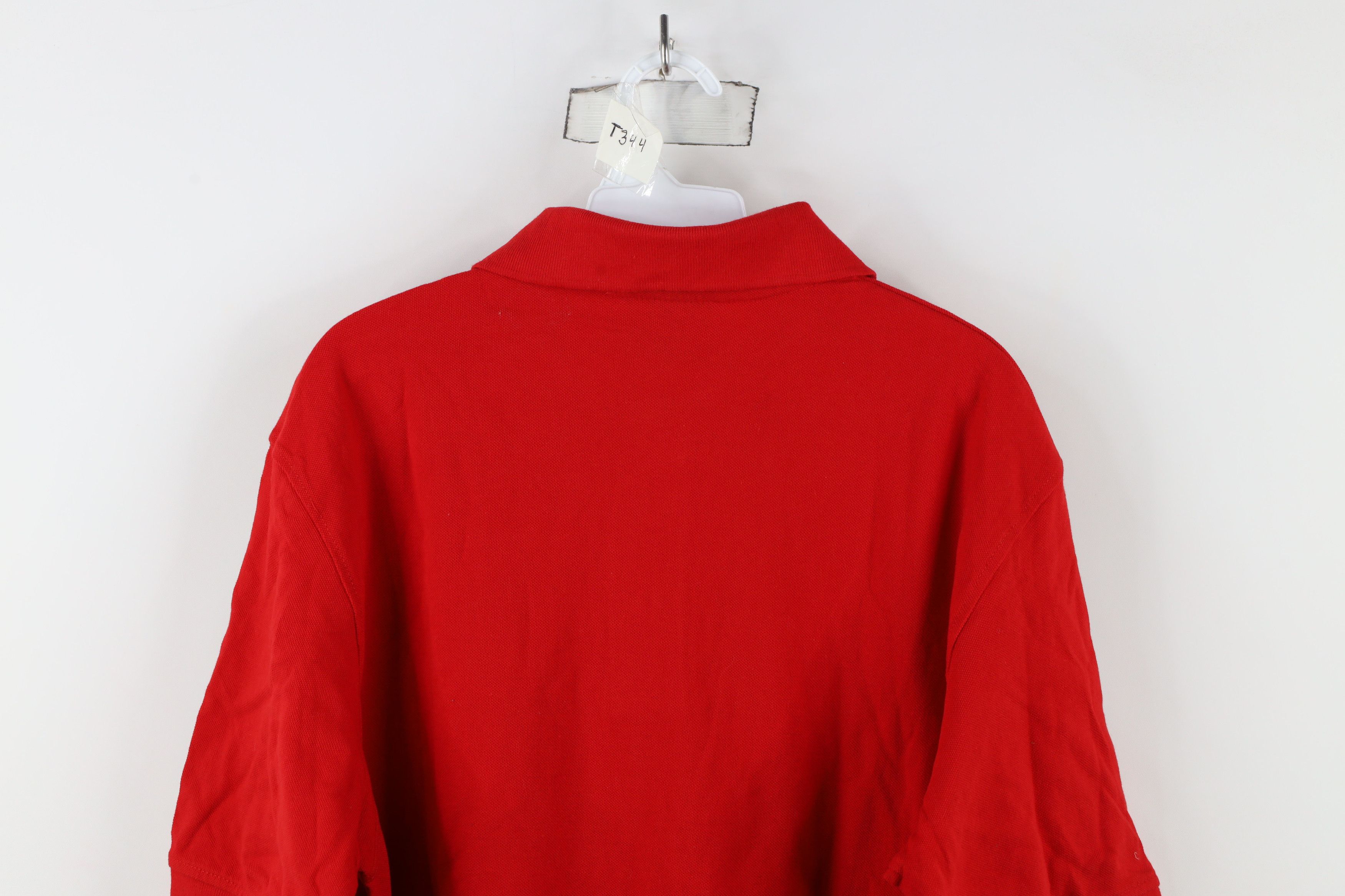 Southpole × Vintage Vintage Y2K Southpole Crest Collared Polo Shirt Red Cotton Size US L / EU 52-54 / 3 - 11 Thumbnail