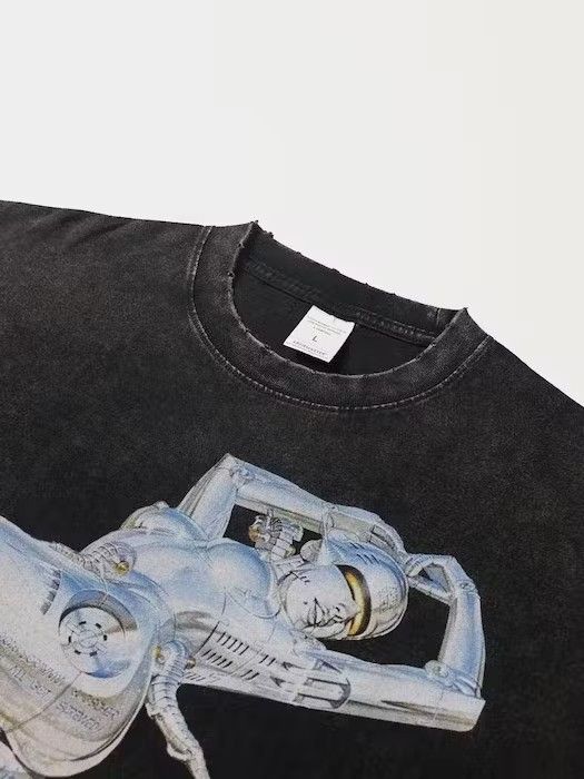 Japanese Brand × Vintage Goth Robot Vintage Design Graphic Tees Size US L / EU 52-54 / 3 - 5 Thumbnail