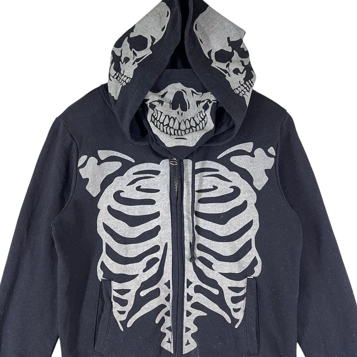 Japanese Brand 🔥 ESTILO SKELETON SKULL ZIP UP HOODIES Size US M / EU 48-50 / 2 - 7 Thumbnail