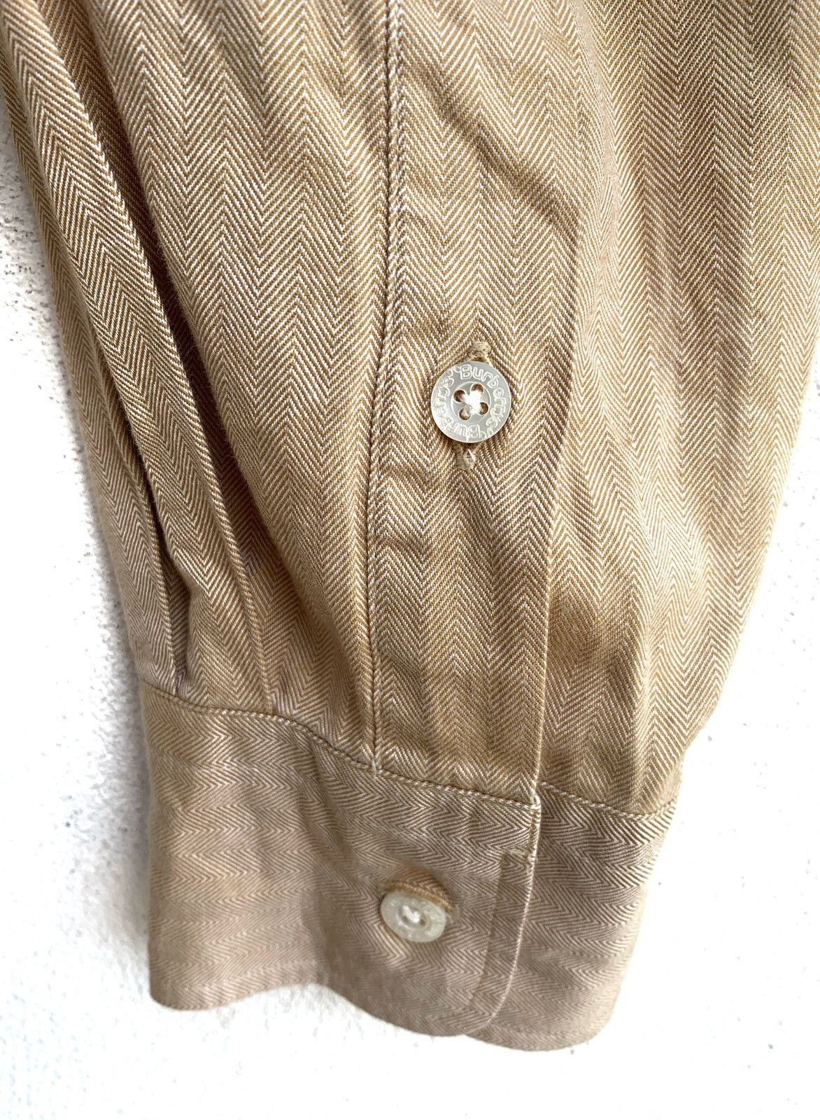 Burberry × Vintage Vintage Burberry's Buttons up Shirt! Size US XL / EU 56 / 4 - 4 Thumbnail
