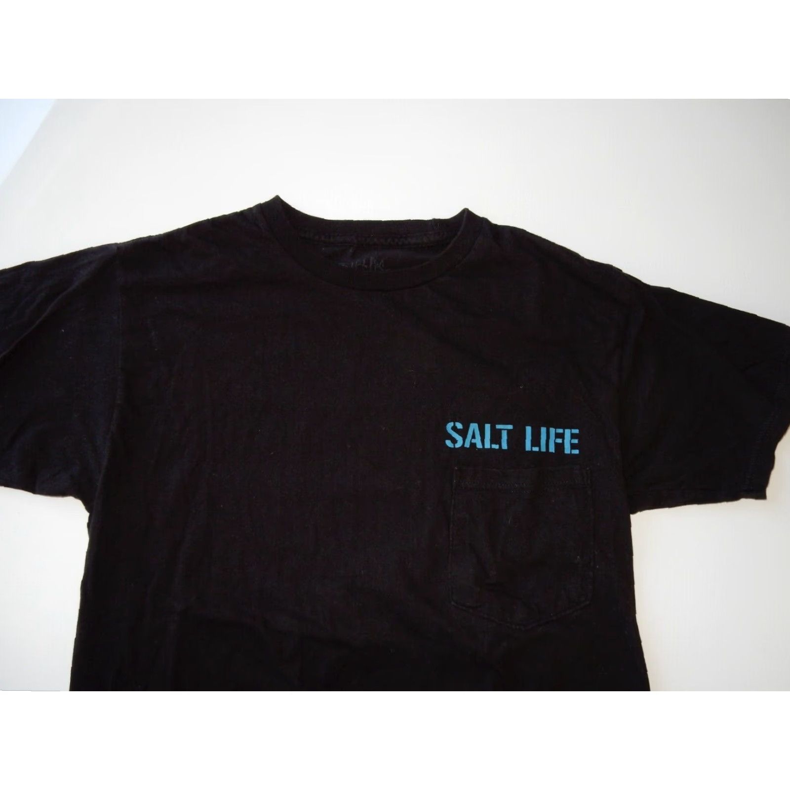 Vintage Salt Life Men's T-Shirt Short Sleeve Size S Black Size US S / EU 44-46 / 1 - 2 Thumbnail