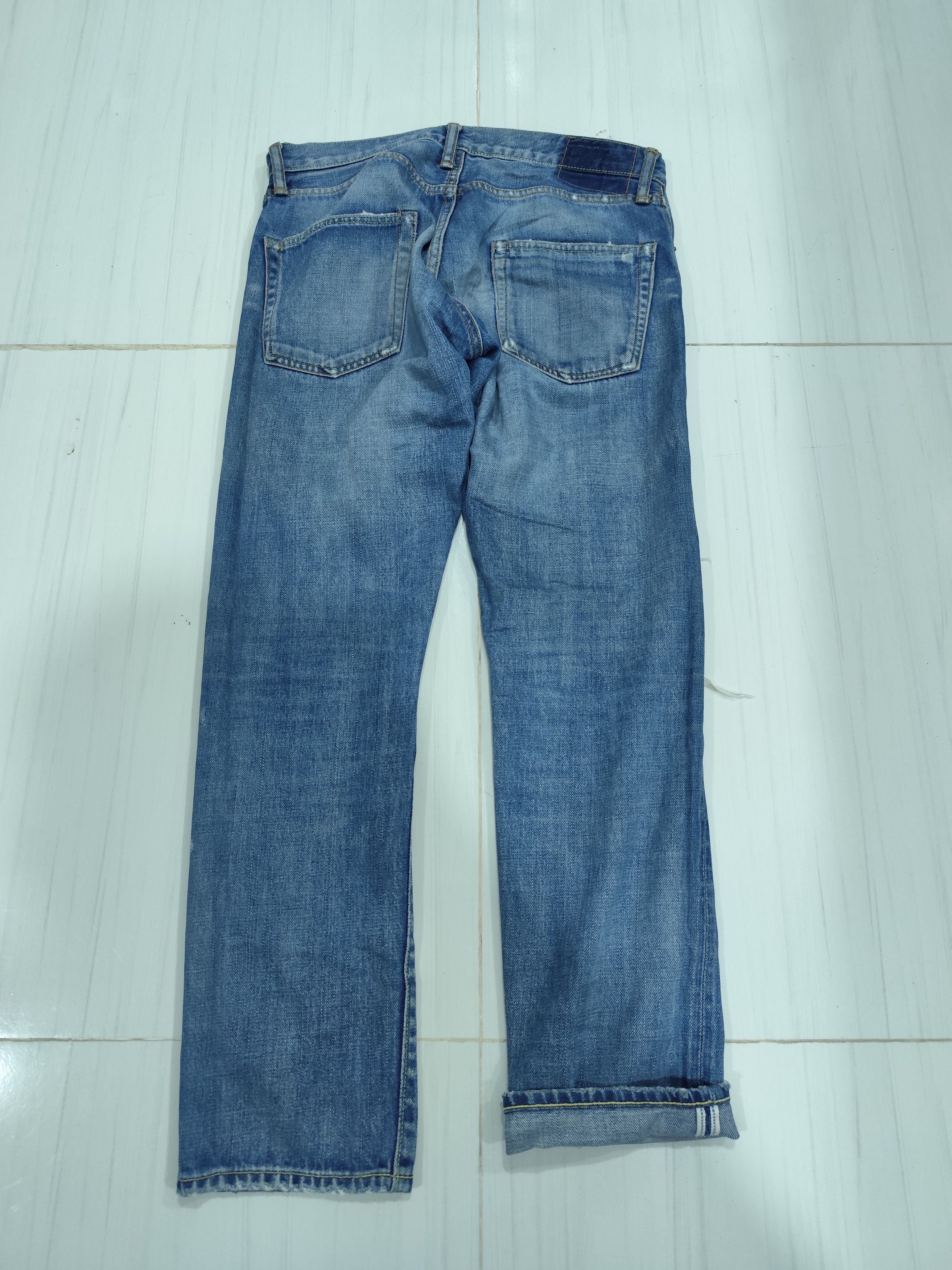 Visvim Visvim washed distress denim selvedge Size US 30 / EU 46 - 2 Thumbnail