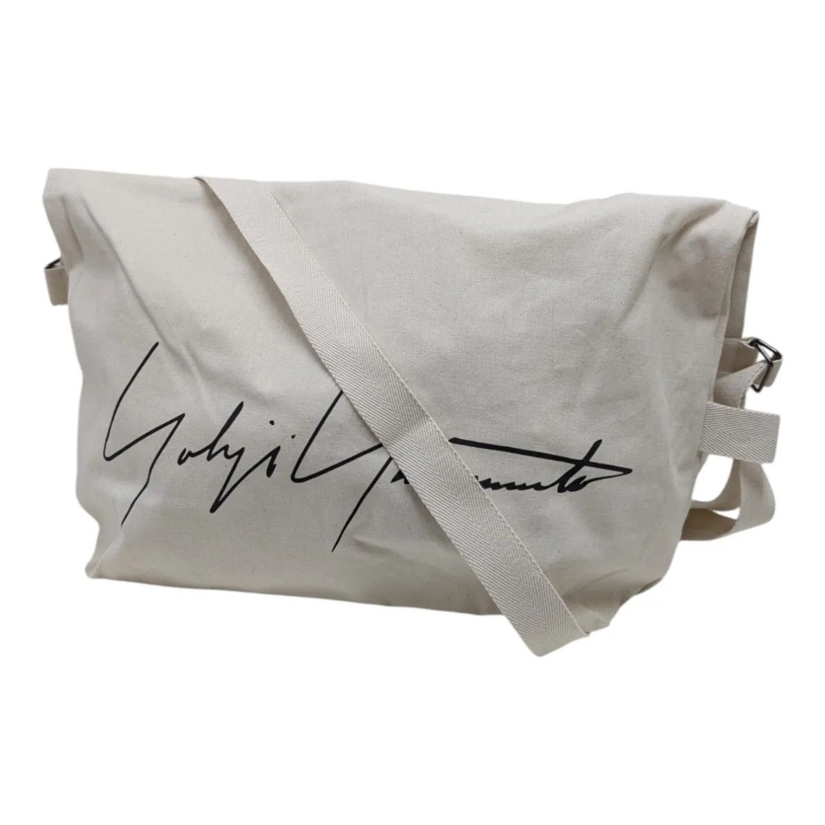 Yohji Yamamoto YOHJI YAMAMOTO SIGNATURE LOGO CANVAS TOTE BAG Size ONE SIZE - 1 Thumbnail