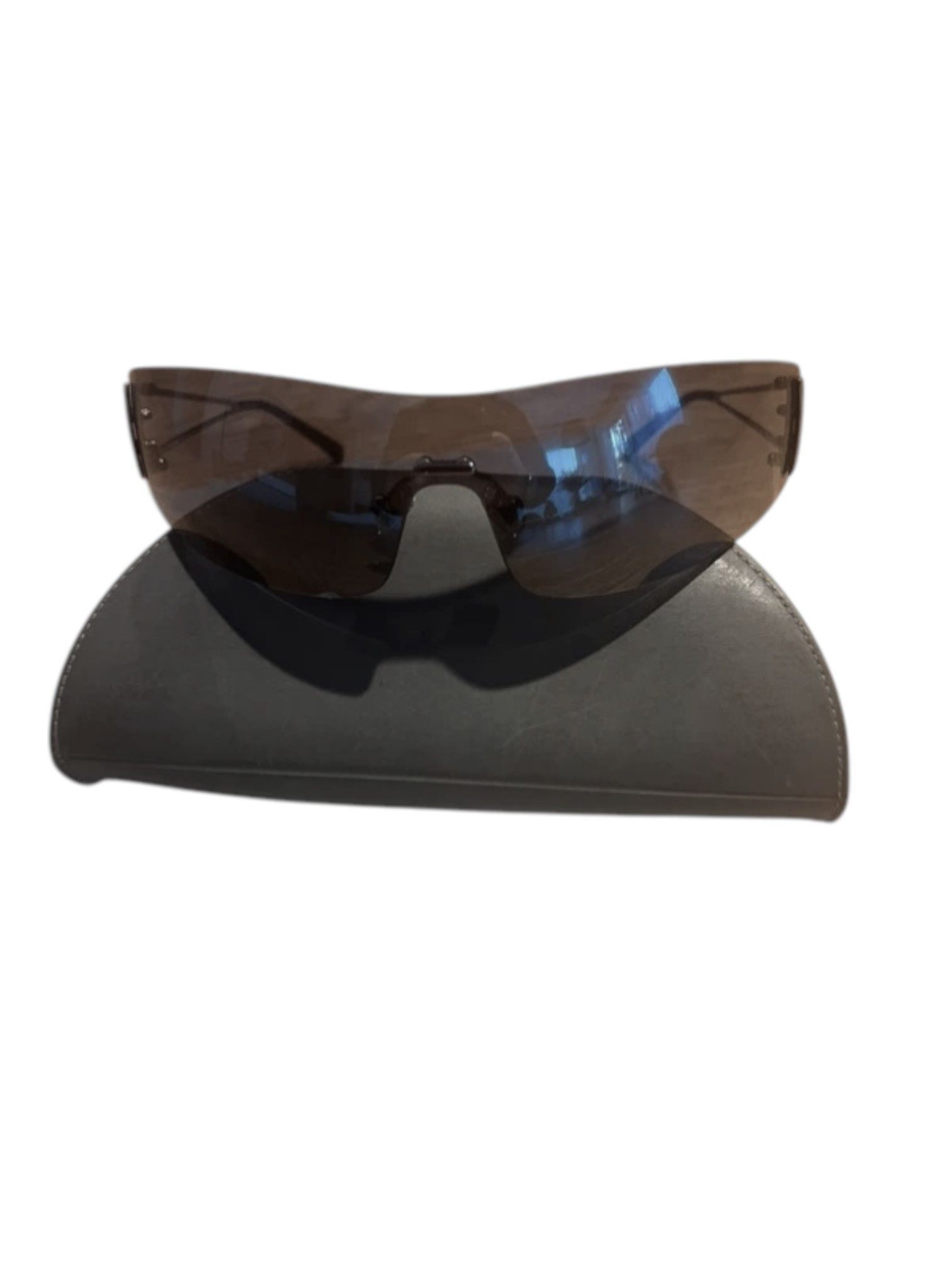 Miu Miu Miu Miu SMU 51C Shield Visor Sunglasses Size ONE SIZE - 10 Thumbnail