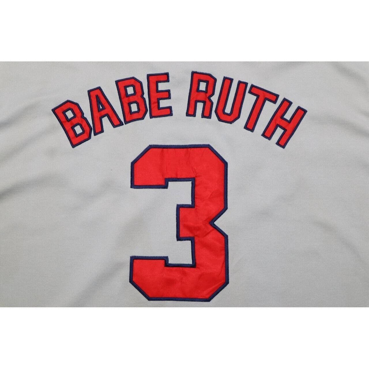 Mitchell & Ness Red Sox Babe Ruth #3 1918 Mitchell & Ness Cooperstown Jersey Size US XXL / EU 58 / 5 - 8 Thumbnail