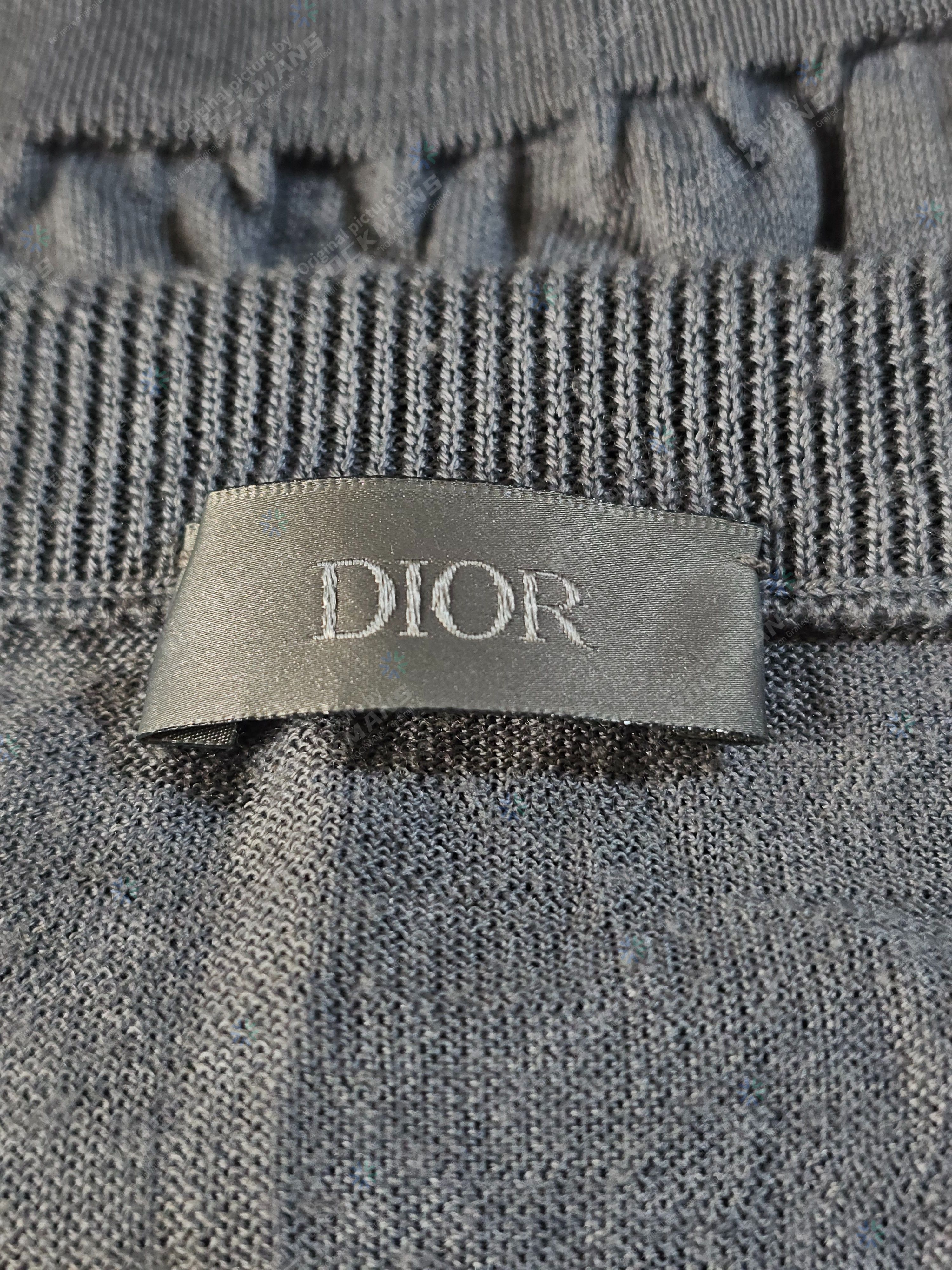 Dior Dior x Daniel Arsham Gray Wool Silk Sweater Jumper XL Size US XL / EU 56 / 4 - 4 Thumbnail