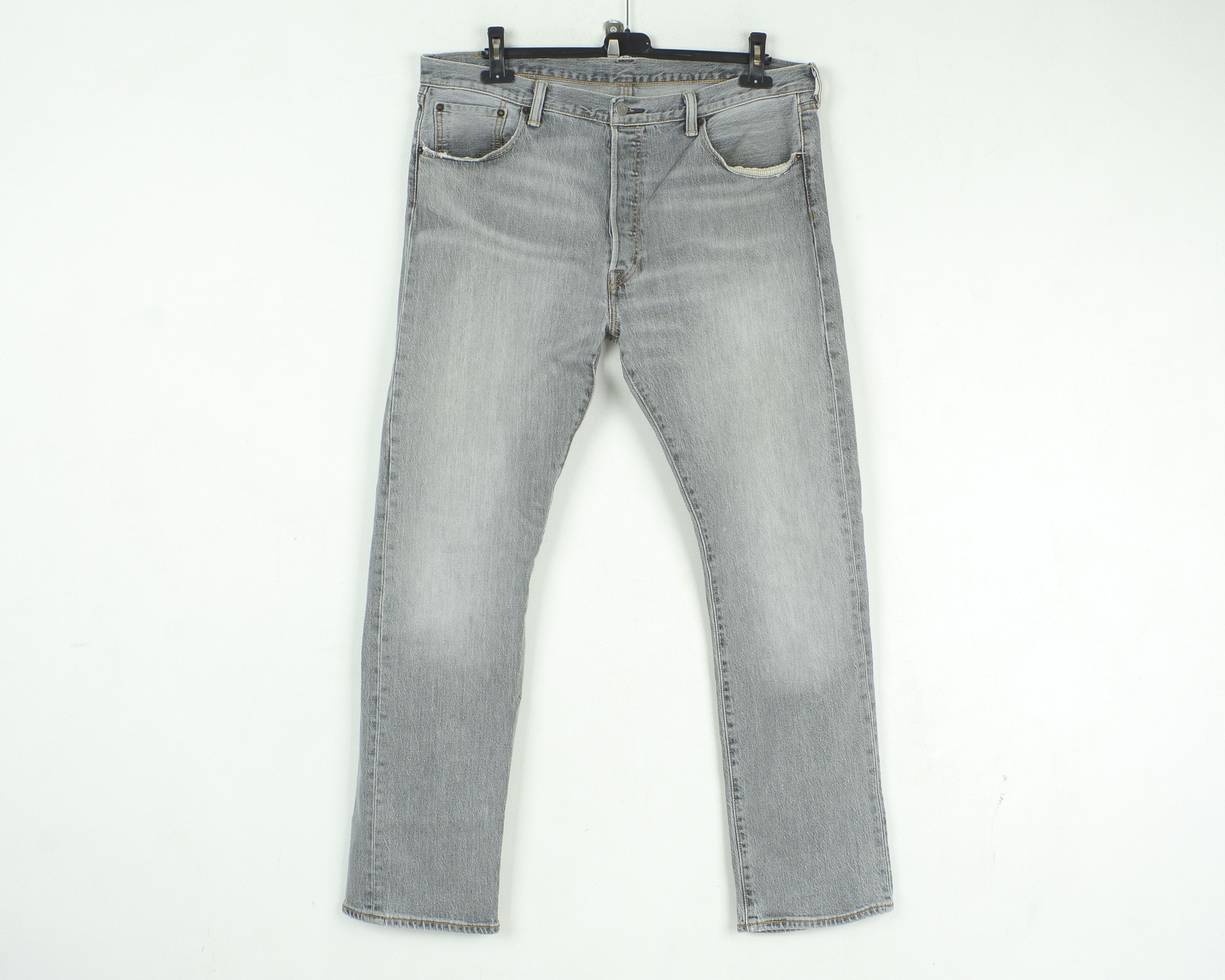 Levi's 501 Mens W38 L32 Regular Straight Jeans Denim Pants Trousers Size US 38 / EU 54 - 3 Thumbnail