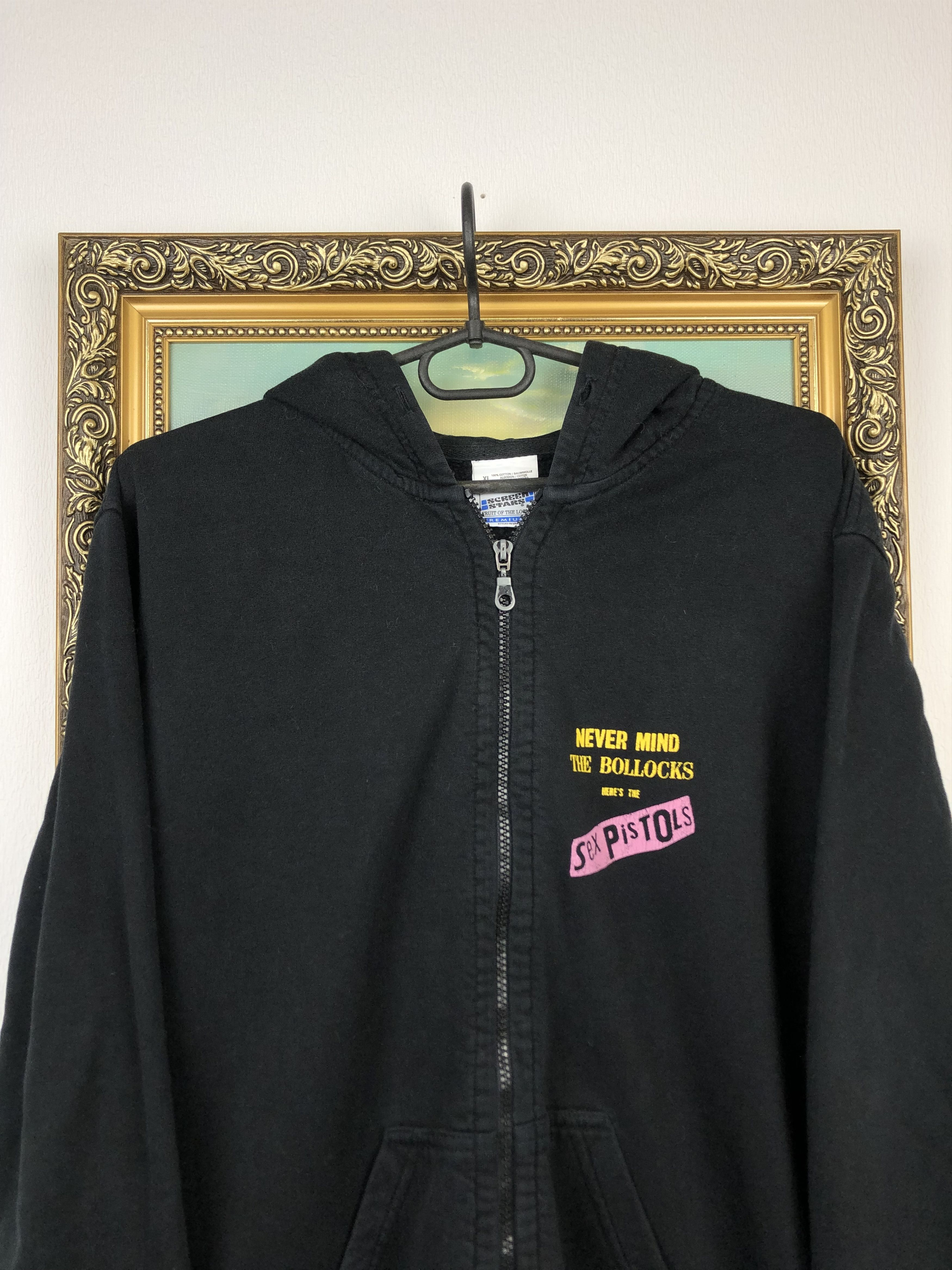 Vintage Vintage 90's Sex Pistols Rock Band Rare Hoodie Sweatshirt Size US L / EU 52-54 / 3 - 5 Thumbnail