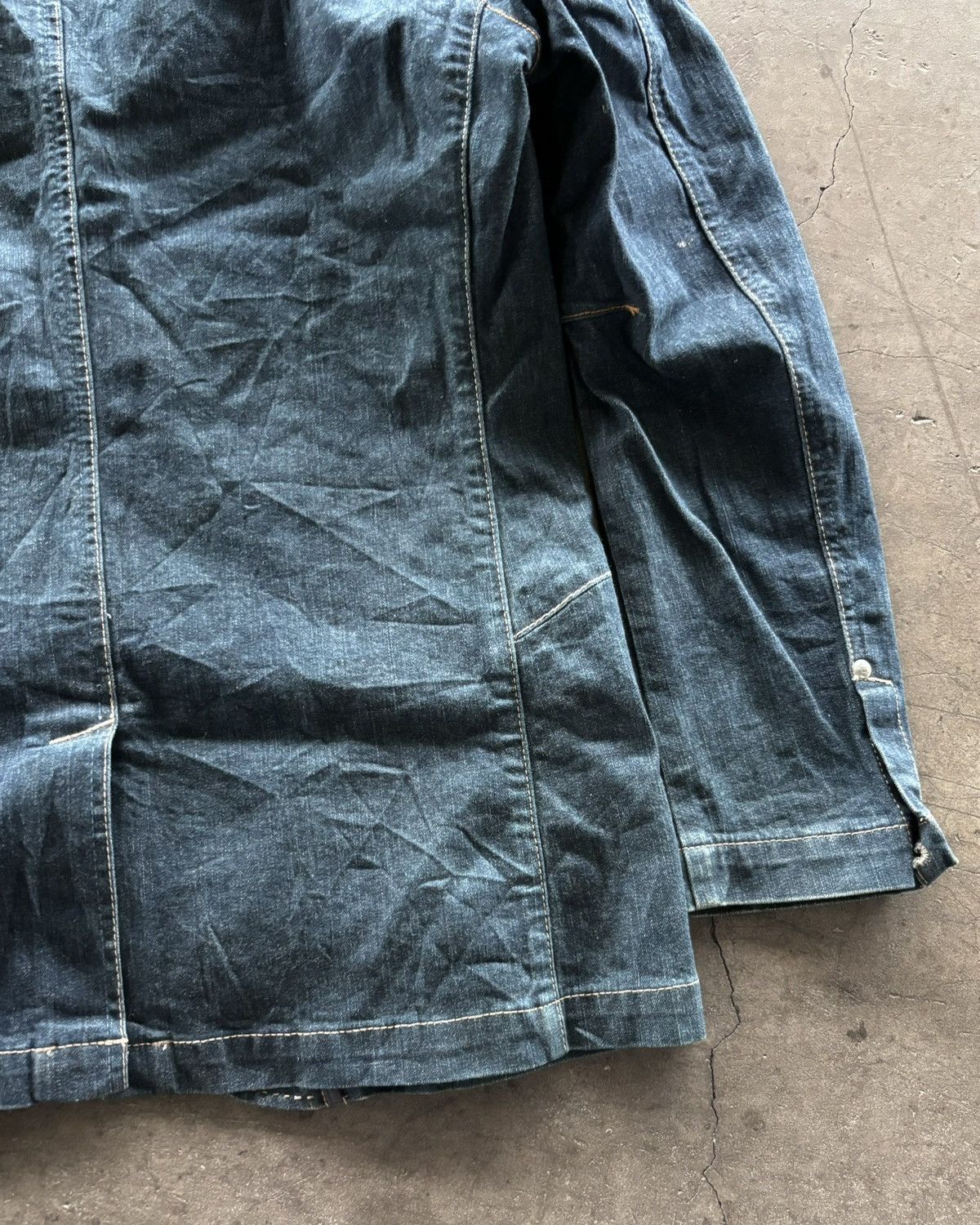 Marithe + Francois Girbaud 1990s Marithe Fancois Girbaud Denim Jacket Size US L / EU 52-54 / 3 - 7 Thumbnail