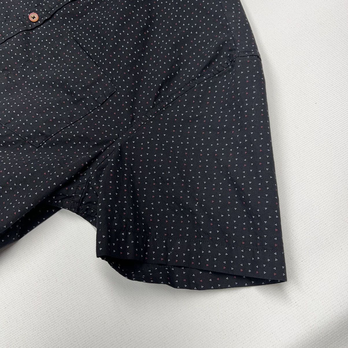 Other Across The Pond Shirt Black Button Up Short Sleeve Print Size US M / EU 48-50 / 2 - 2 Thumbnail