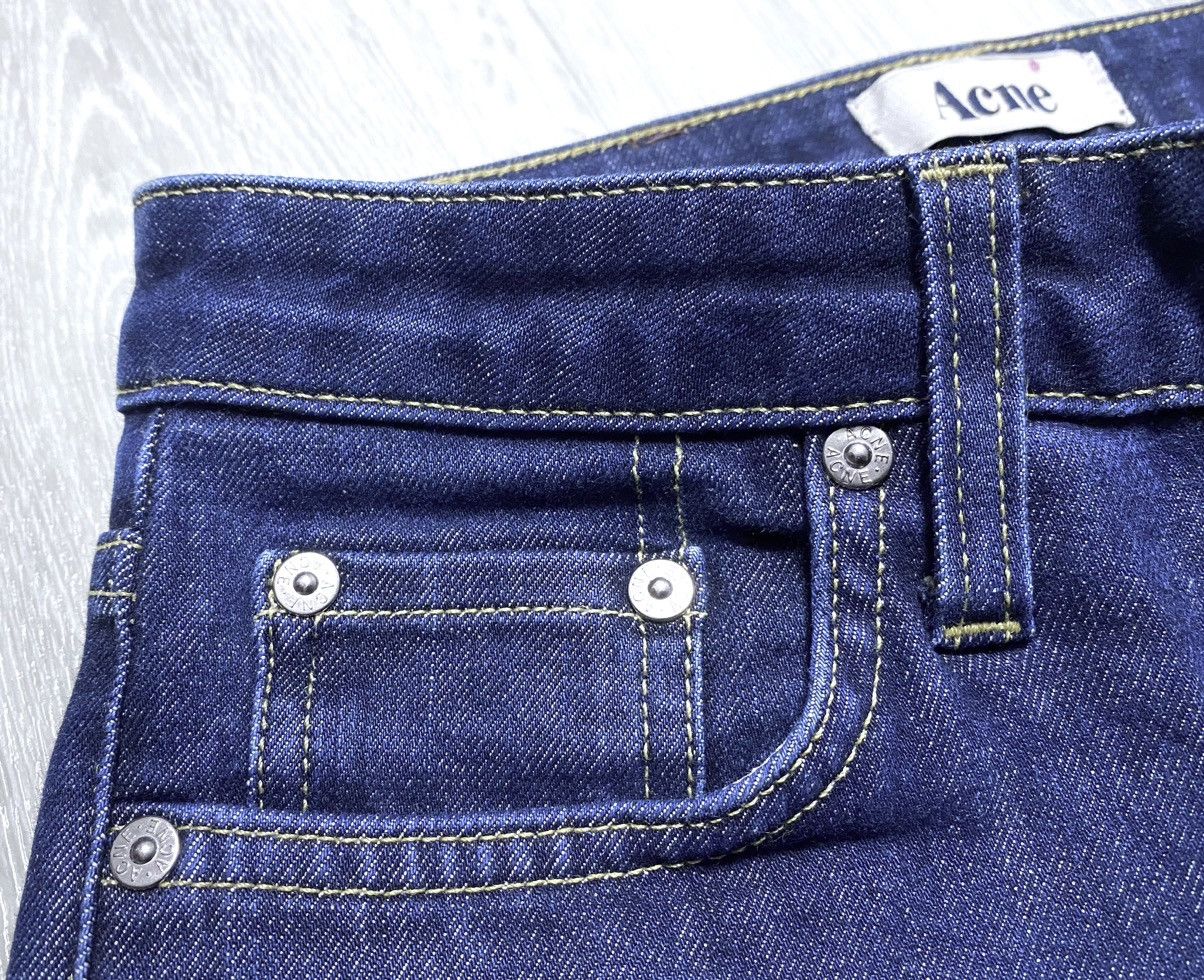 Acne Studios Women's Vintage Acne Studios Flex Wet Blue Jeans Denim Slim Size 27" / US 4 / IT 40 - 12 Thumbnail