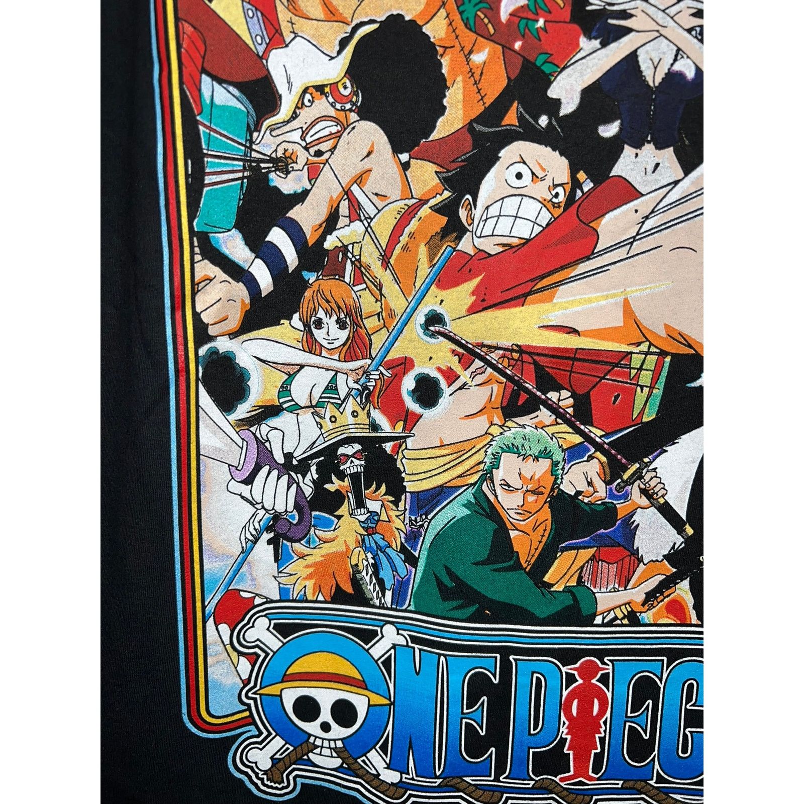 One Piece One Piece Straw Hat Crew Shirt Retro Characters Black Tee S Size US S / EU 44-46 / 1 - 3 Thumbnail