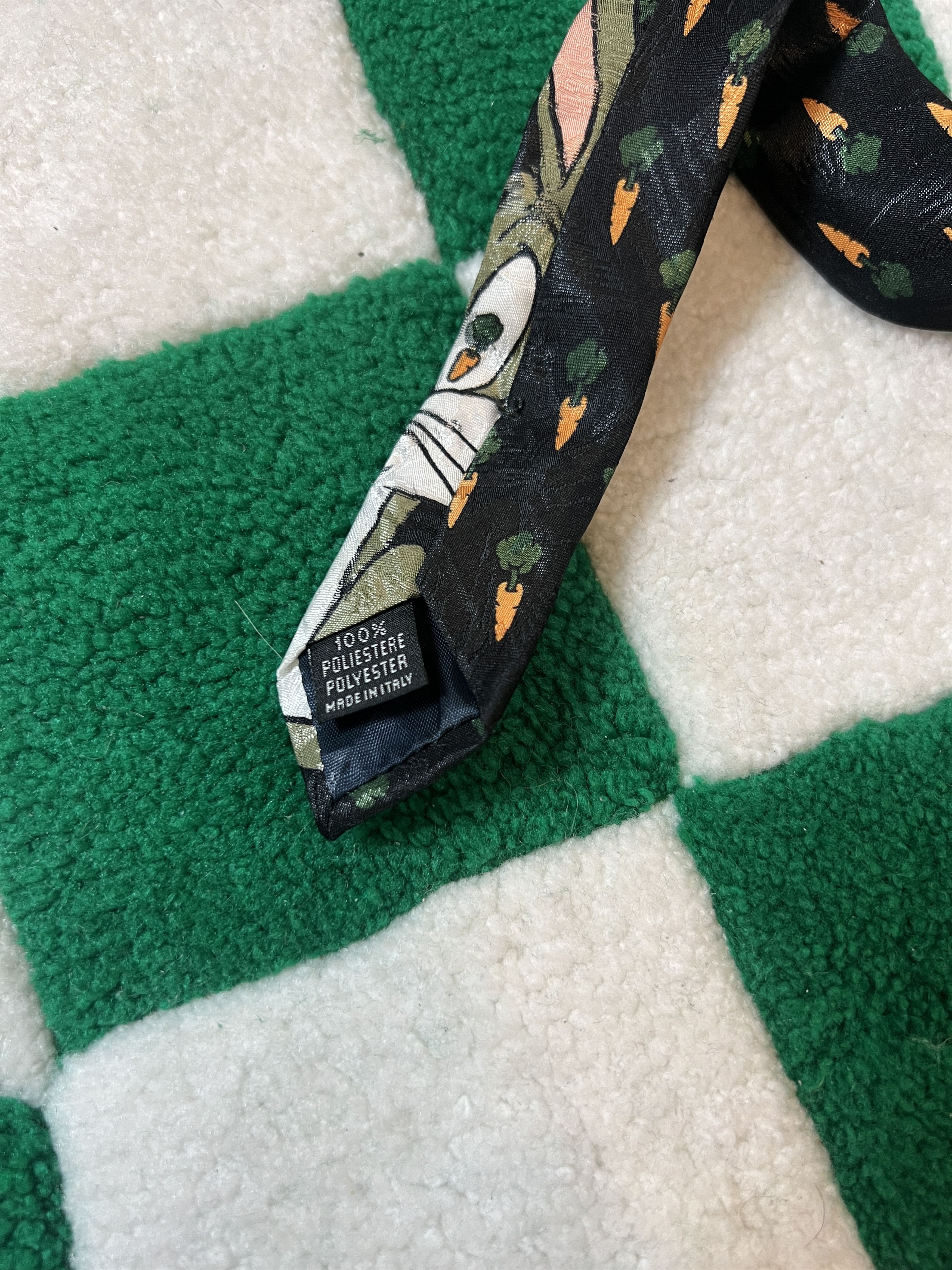 Cartoon Network Vintage 1993 Bugs Bunny Warner Bros Cartoon Tie Size ONE SIZE - 5 Thumbnail
