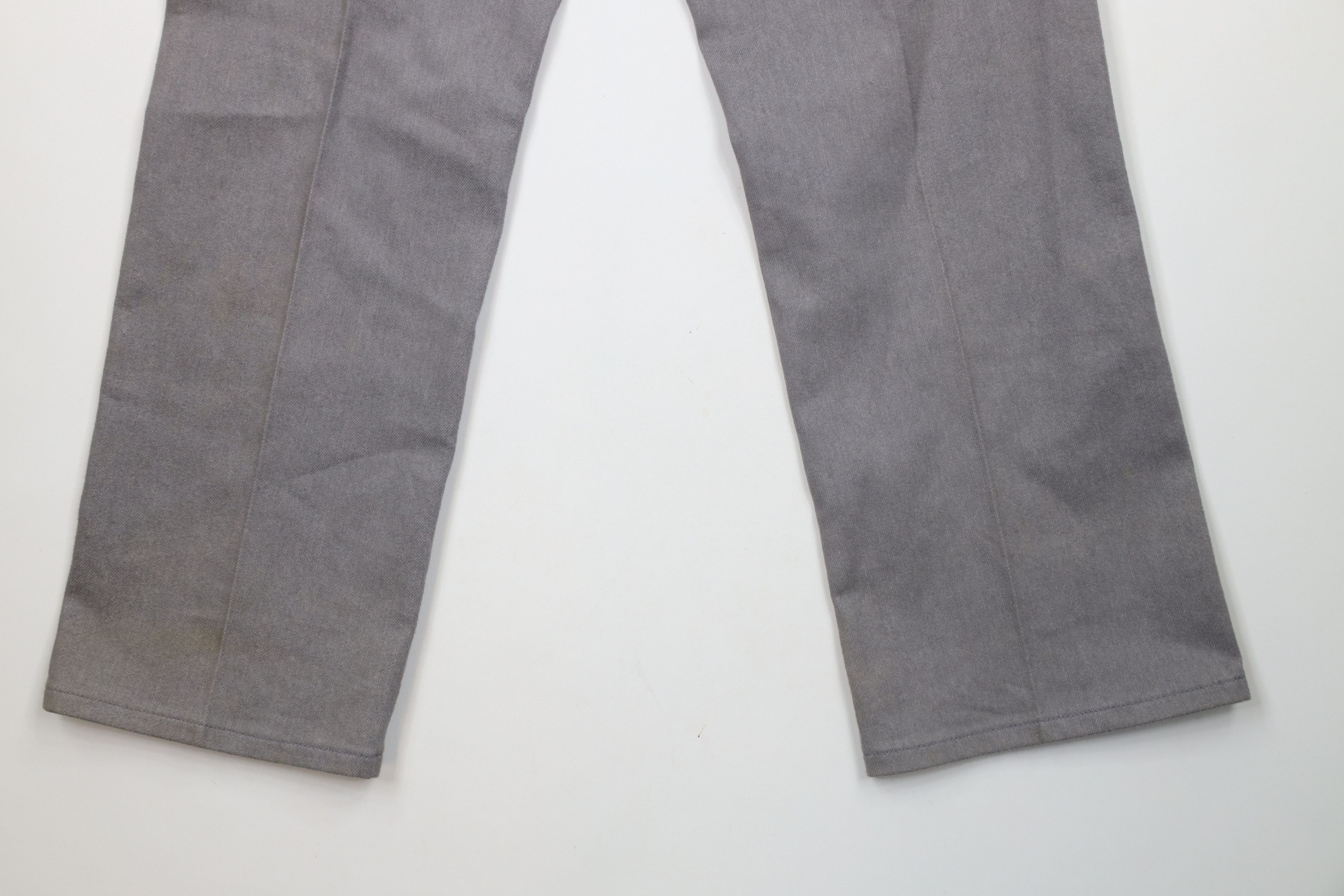 Vintage Vintage 90s Streetwear Flared Wide Leg Denim Jeans Gray USA Size US 36 / EU 52 - 14 Thumbnail