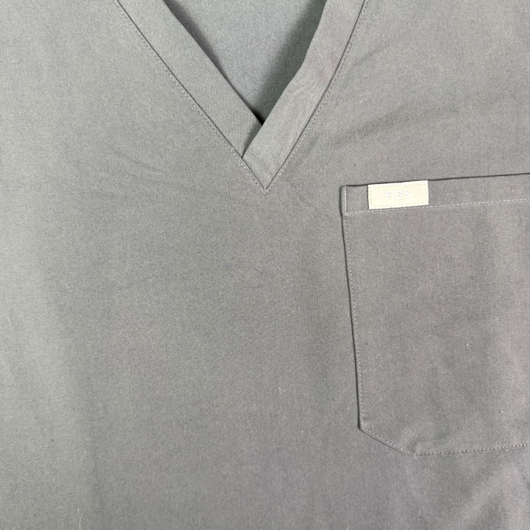 Vintage Figs Scrub Set Womens Medium - Catarina Top - Livingston Pants - Dark Gray Size M / US 6-8 / IT 42-44 - 3 Thumbnail