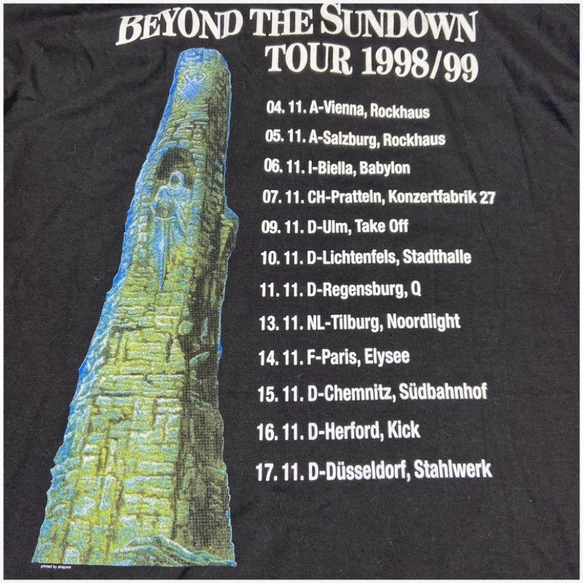 Vintage Vintage Rough Silk Tour T-Shirt Size US XL / EU 56 / 4 - 7 Thumbnail