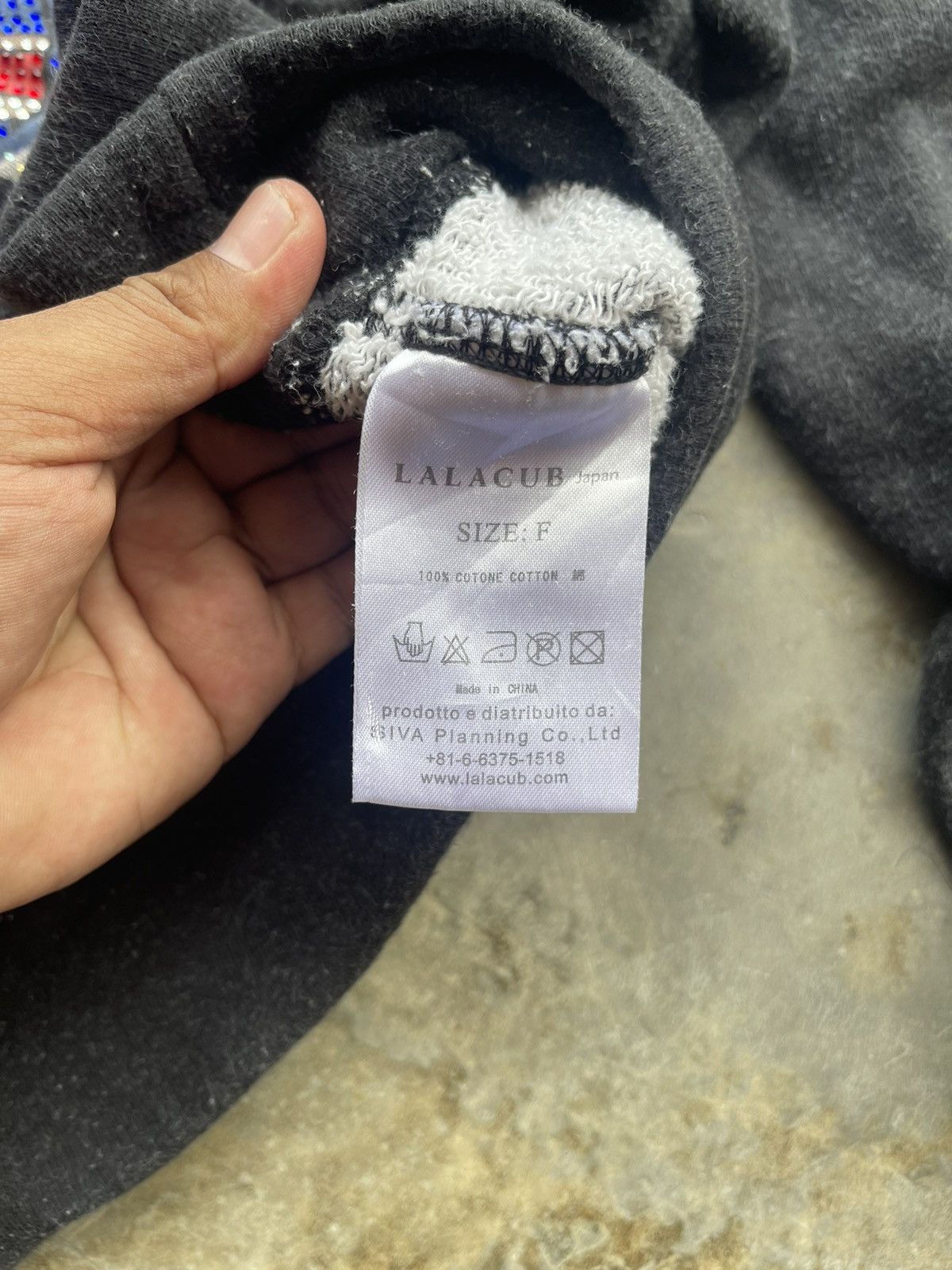 Japanese Brand Vintage Only Lalacub Japan Skull Big Logo Hoodie Size US XS / EU 42 / 0 - 12 Thumbnail