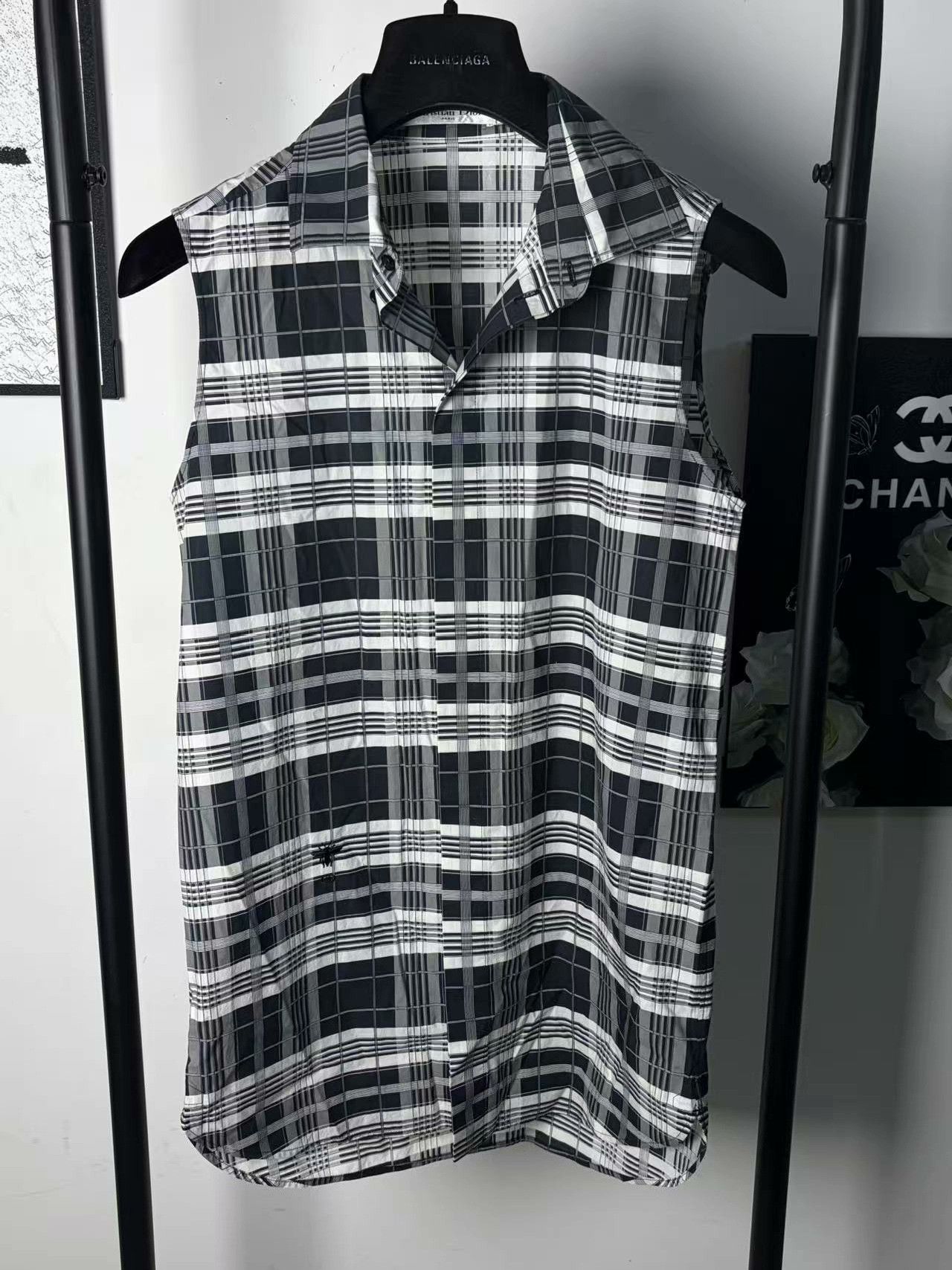 Dior Dior Plaid White Shirt m Men Size US M / EU 48-50 / 2 - 1 Thumbnail