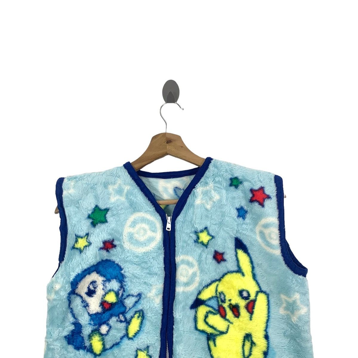 Pokemon × Vintage Vintage POKEMON Pocket Monster Japanese Cartoon Fleece Vest Size US S / EU 44-46 / 1 - 4 Thumbnail