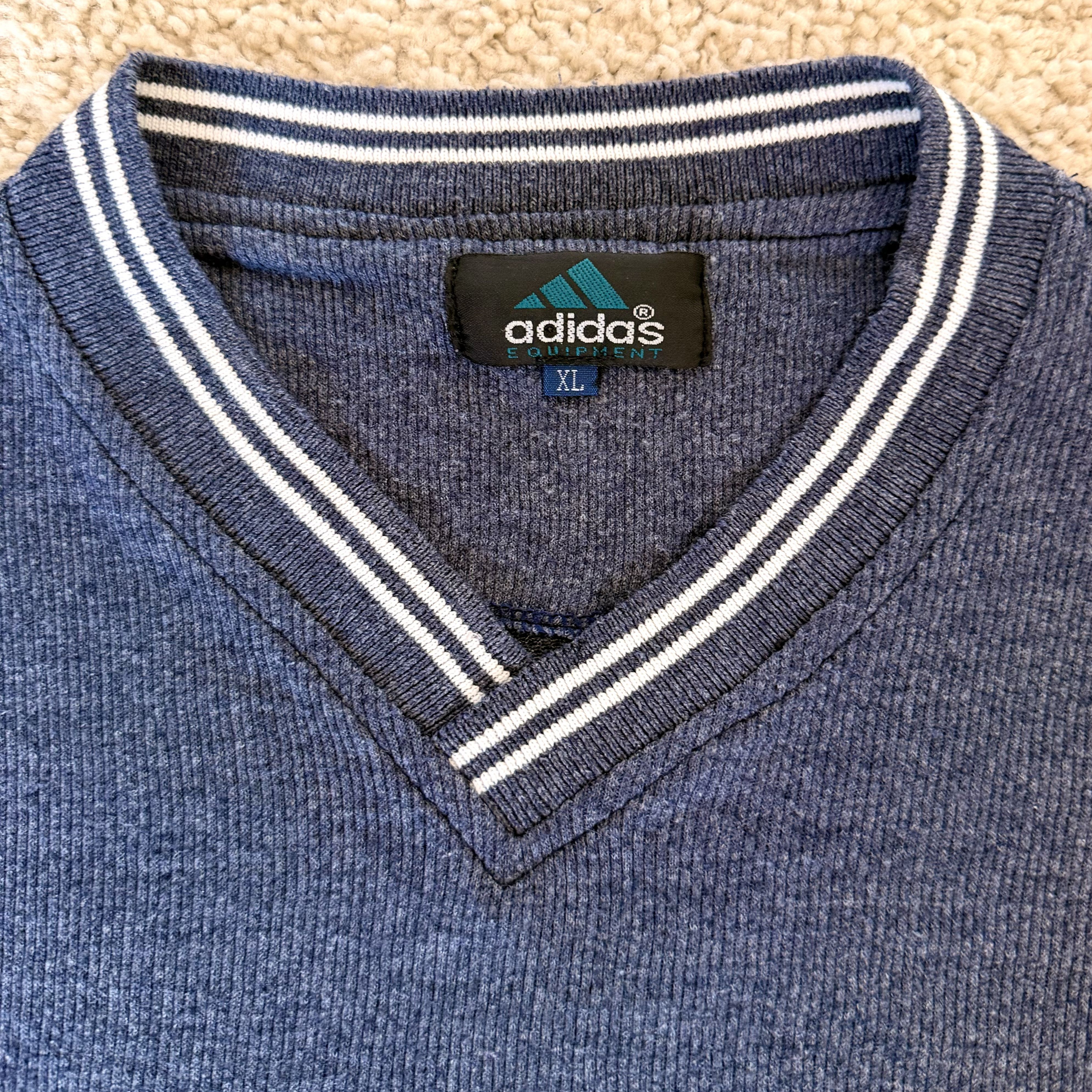 Adidas Vintage Adidas Knit Jersey Size US XL / EU 56 / 4 - 2 Thumbnail