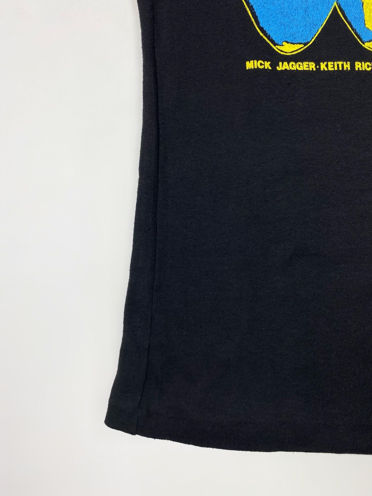 Band Tees 1980’s Vintage The Rolling Stones World Tour Slim Ringer Tee Size US L / EU 52-54 / 3 - 10 Thumbnail