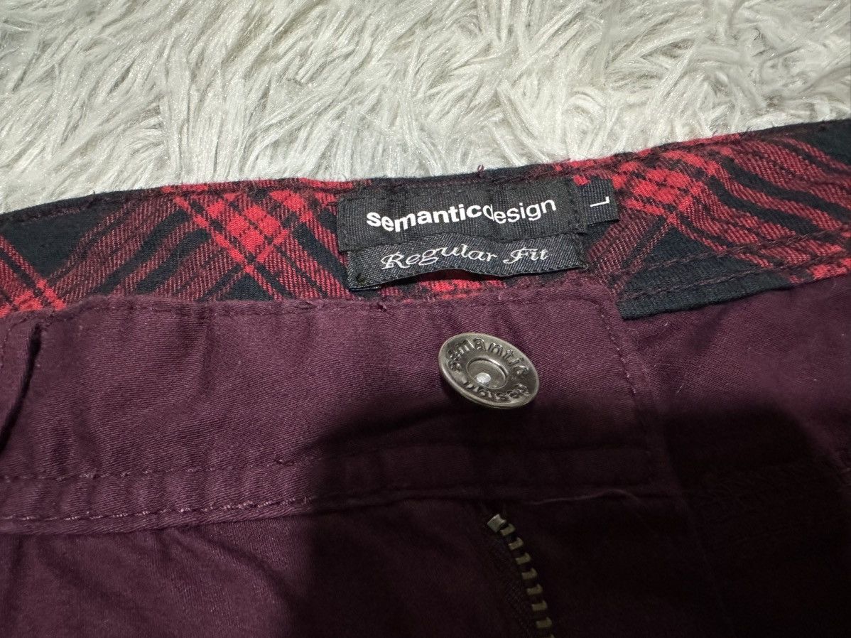 semanticdesign 🔥Sick Y2K Semantic Design Cargo Pants Multi Pockets Zip Punk Size US 32 / EU 48 - 11 Thumbnail