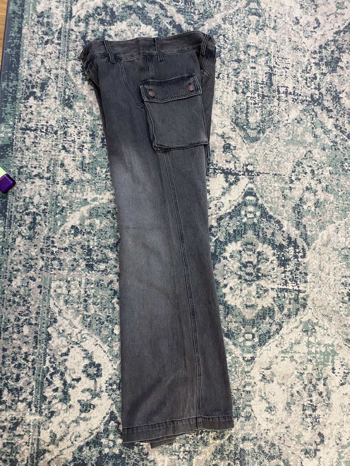 Japanese Brand Y2K Baggy Fashion Flare La Via Del Denim Pant Size US 28 / EU 44 - 16 Thumbnail