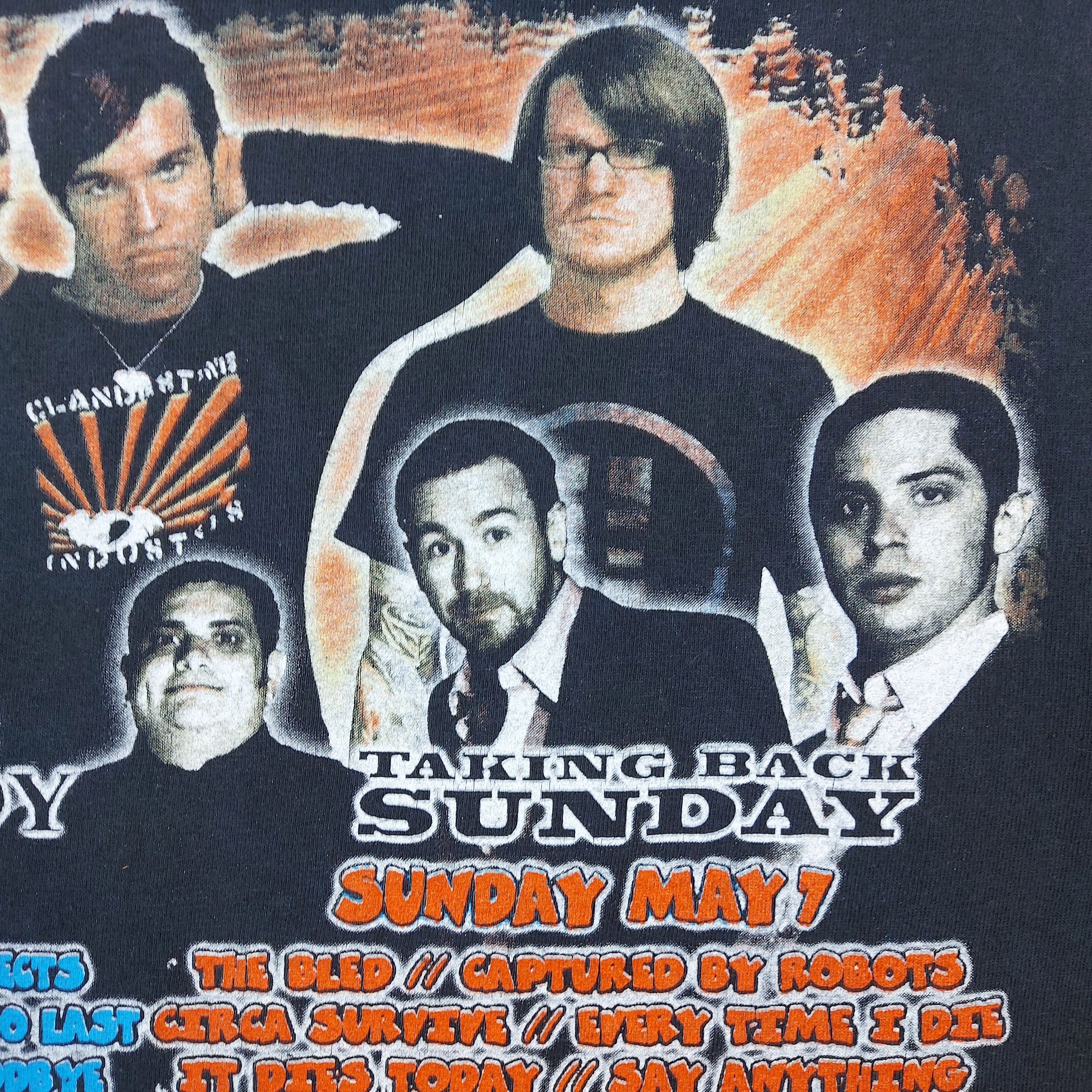 Band Tees VTG 2006 The Bamboozle Taking Back Sunday Fall Out Boy TEE Size US S / EU 44-46 / 1 - 13 Thumbnail