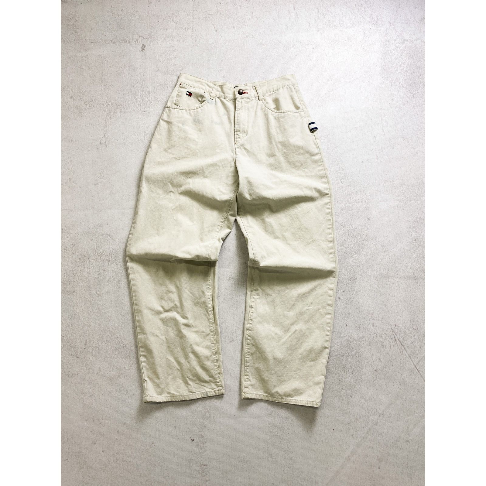 Tommy Hilfiger Vintage 90s Tommy Hilfige Leg Jeans - Women's 28x28 Size 28" / US 6 / IT 42 - 1 Thumbnail