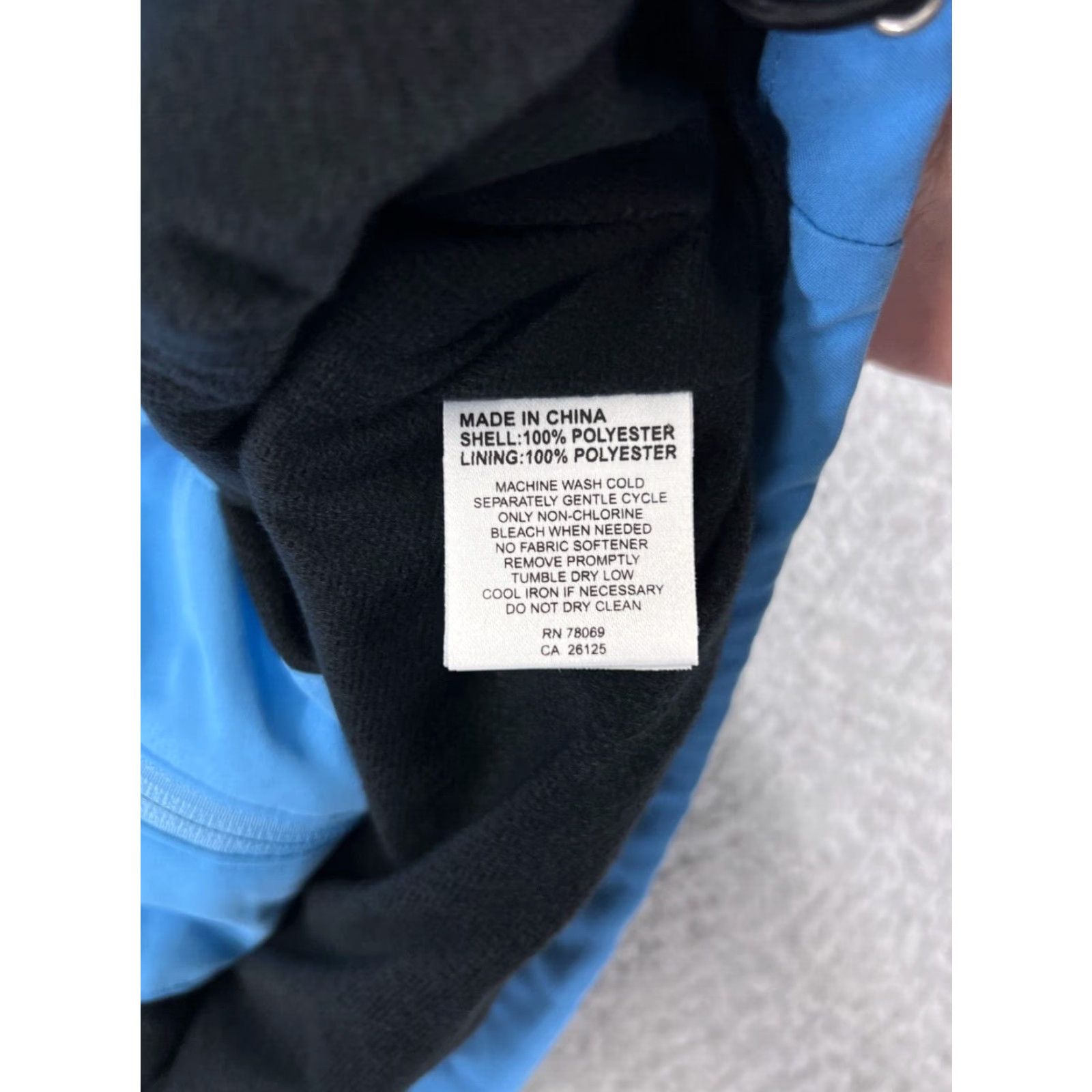 Vintage Ashworth Jacket Womens M Blue Full Zip Poly Mock Neck Golf Athletic Sports Wind Shirt Size M / US 6-8 / IT 42-44 - 4 Thumbnail